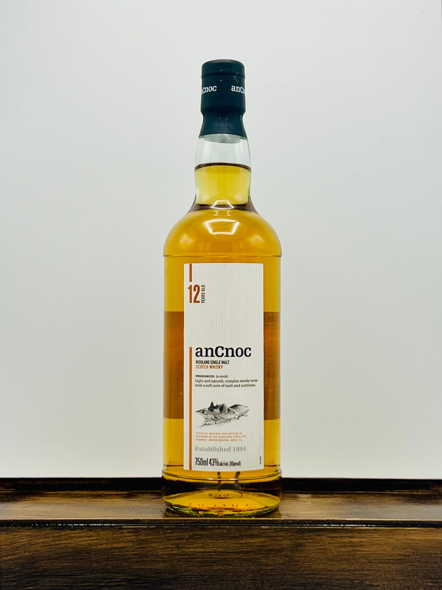 Ancnoc 12 Year Single Malt Scotch Whiskey