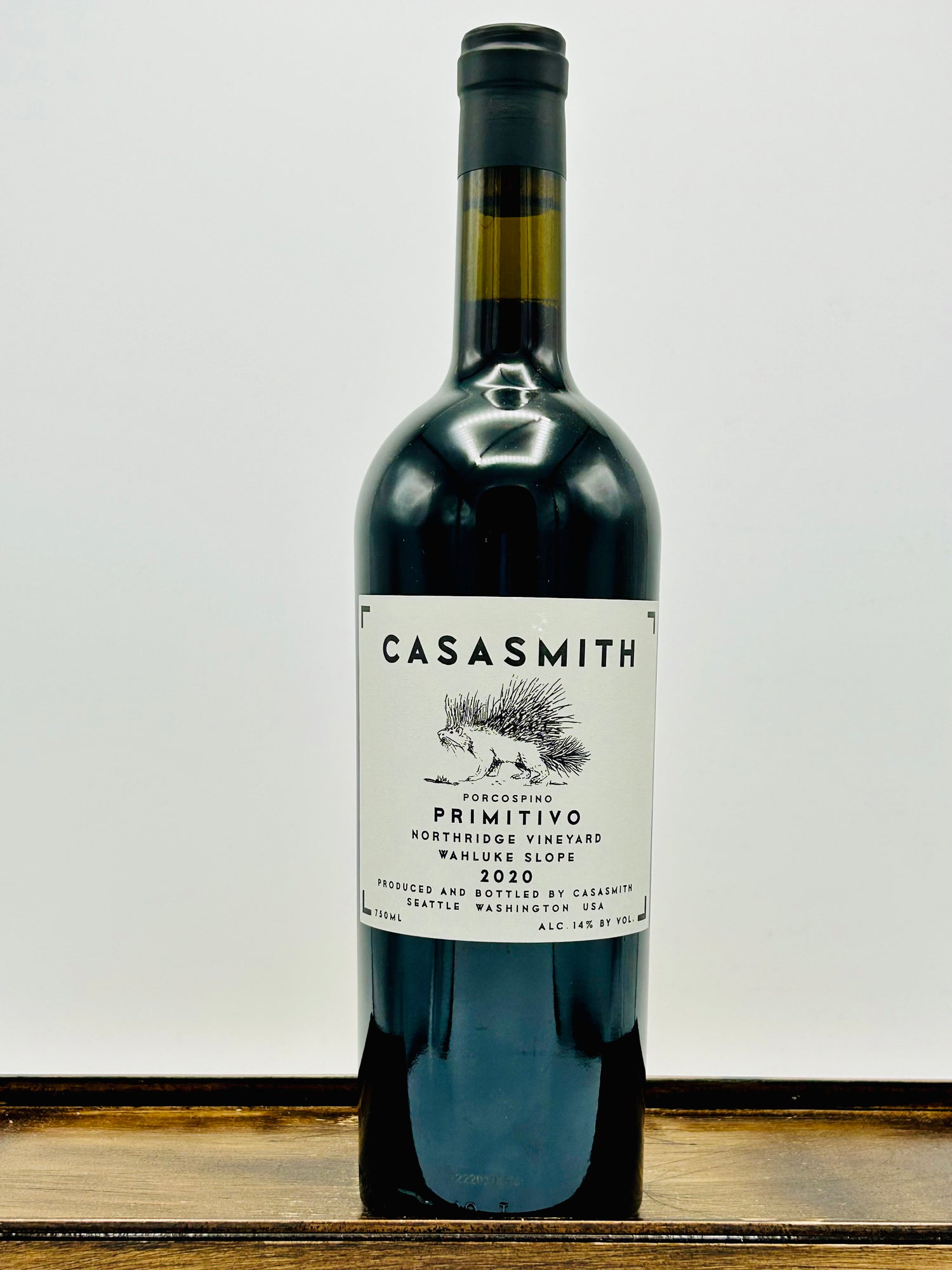 Casasmith 'Porcospino' Northridge Vineyard Primitivo Wahluke Slope, 2020
