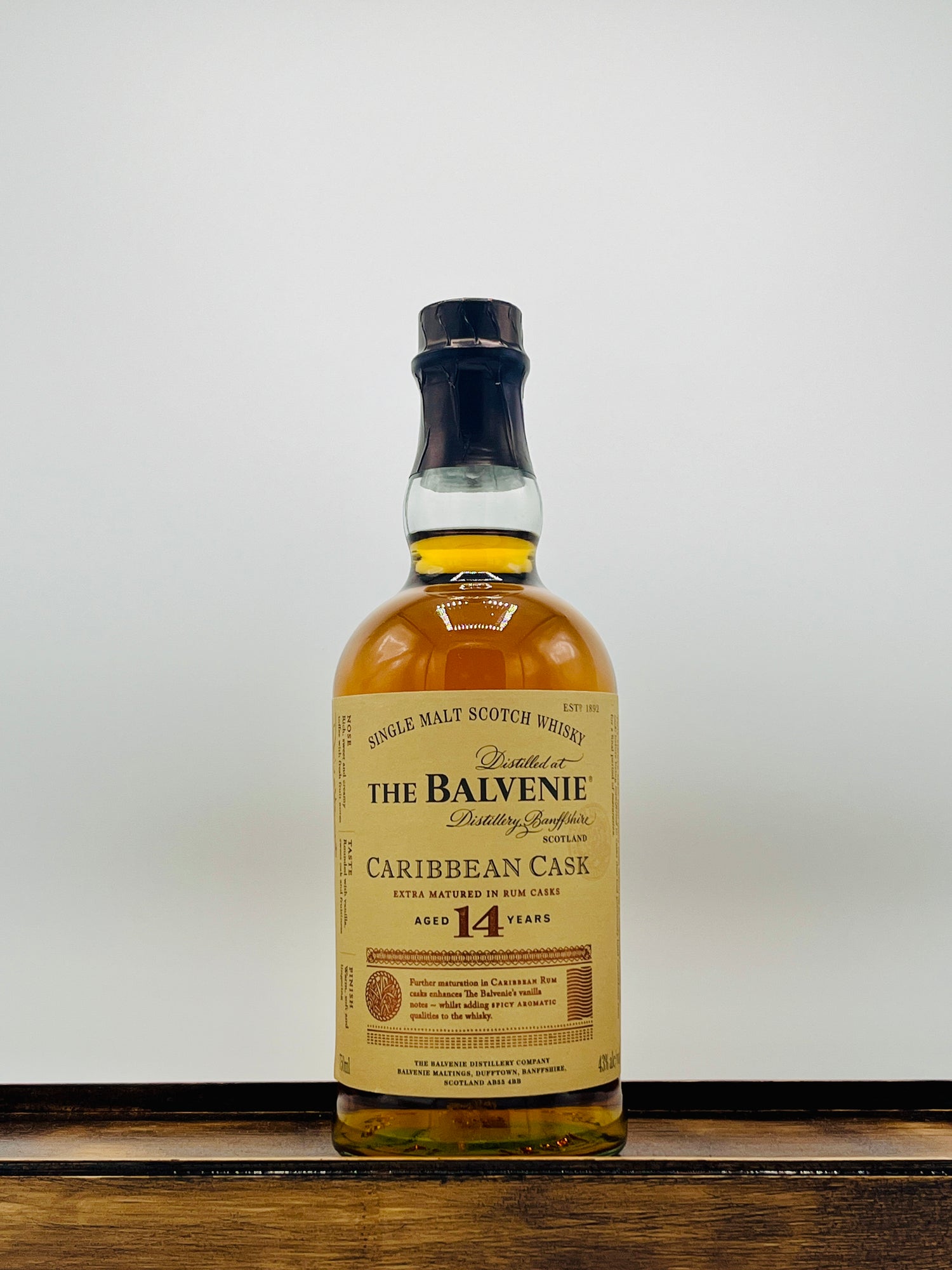 The Balvenie 14 Year Caribbean Cask Reserve Single Malt Scotch Whisky