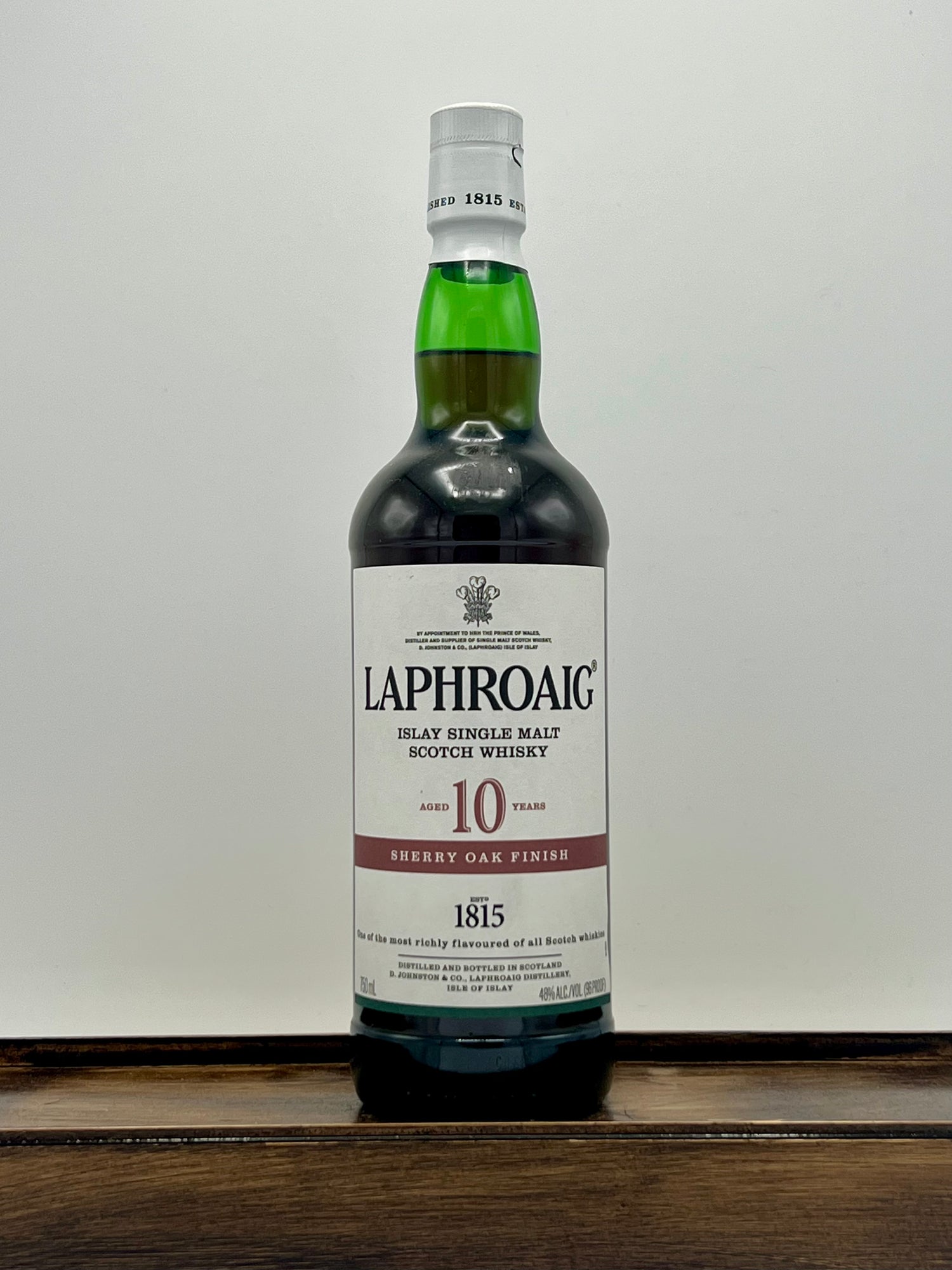 Laphroaig 10 Year Sherry Oak Cask Finish Single Malt Scotch