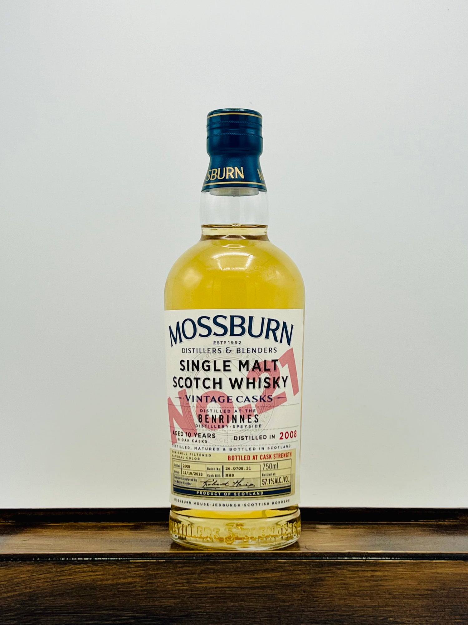 Mossburn Benrinnes 2008 Cask Strength Single Malt Scotch Whisky