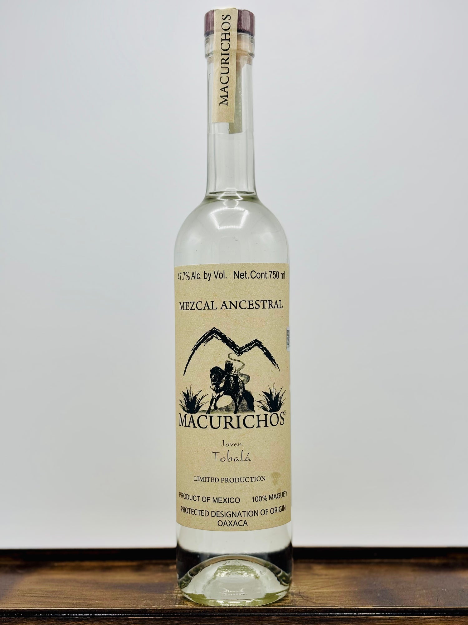Mezcal Macurichos Tobalá Joven