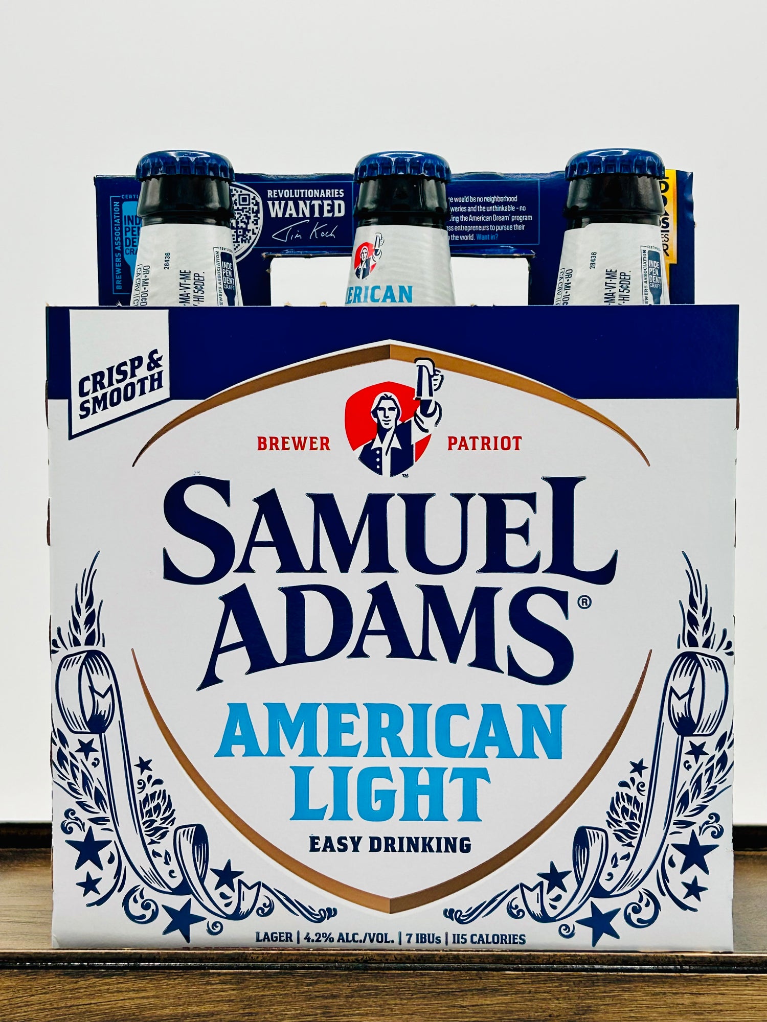 Samuel Adams Brewing 'American Light' Lager Bottles 6pk