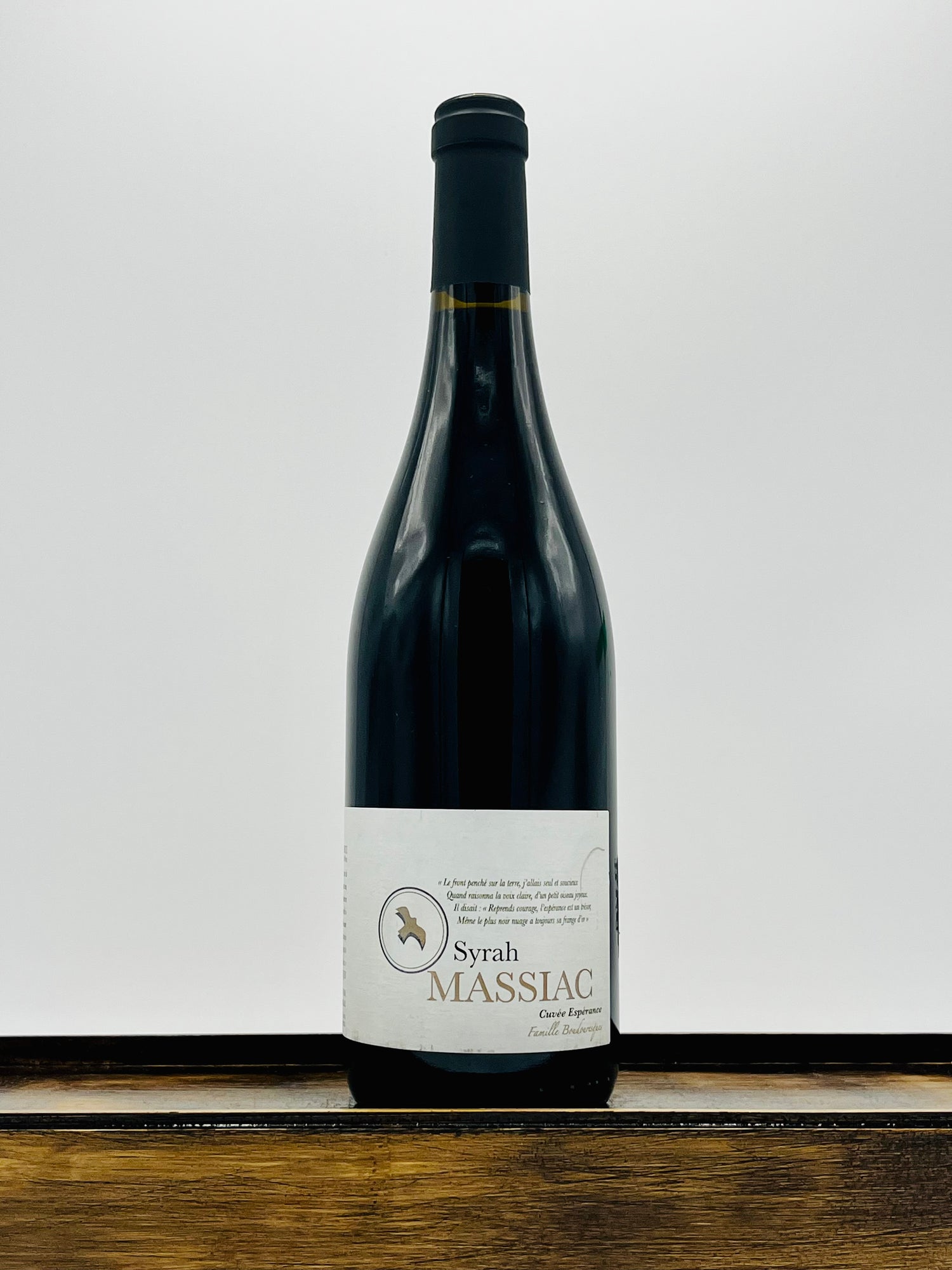 Chateau Massiac 'Cuvee Esperance' Syrah, 2019