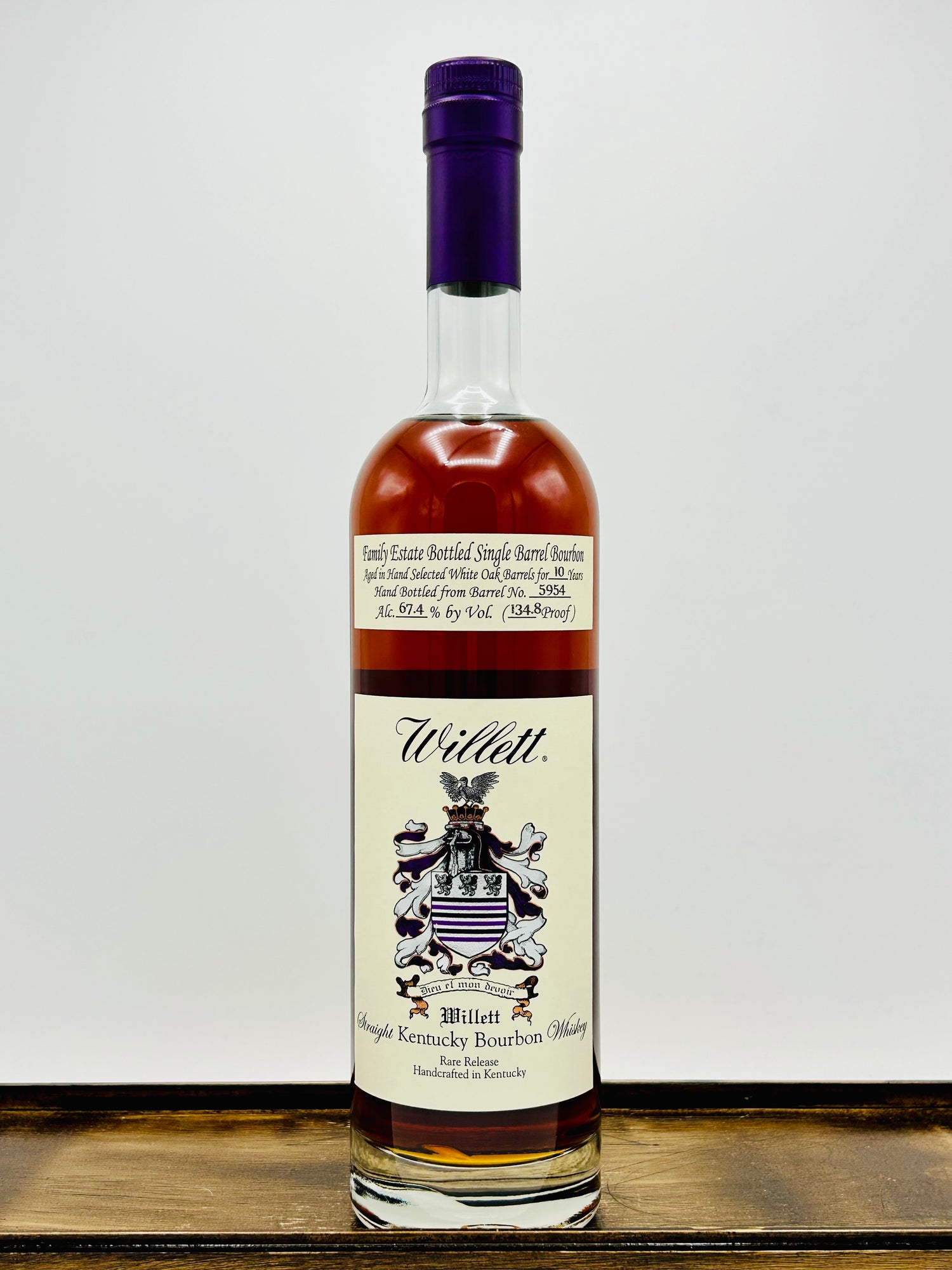 Willett 10 Year Estate Bottled Single Barrel Bourbon Whiskey