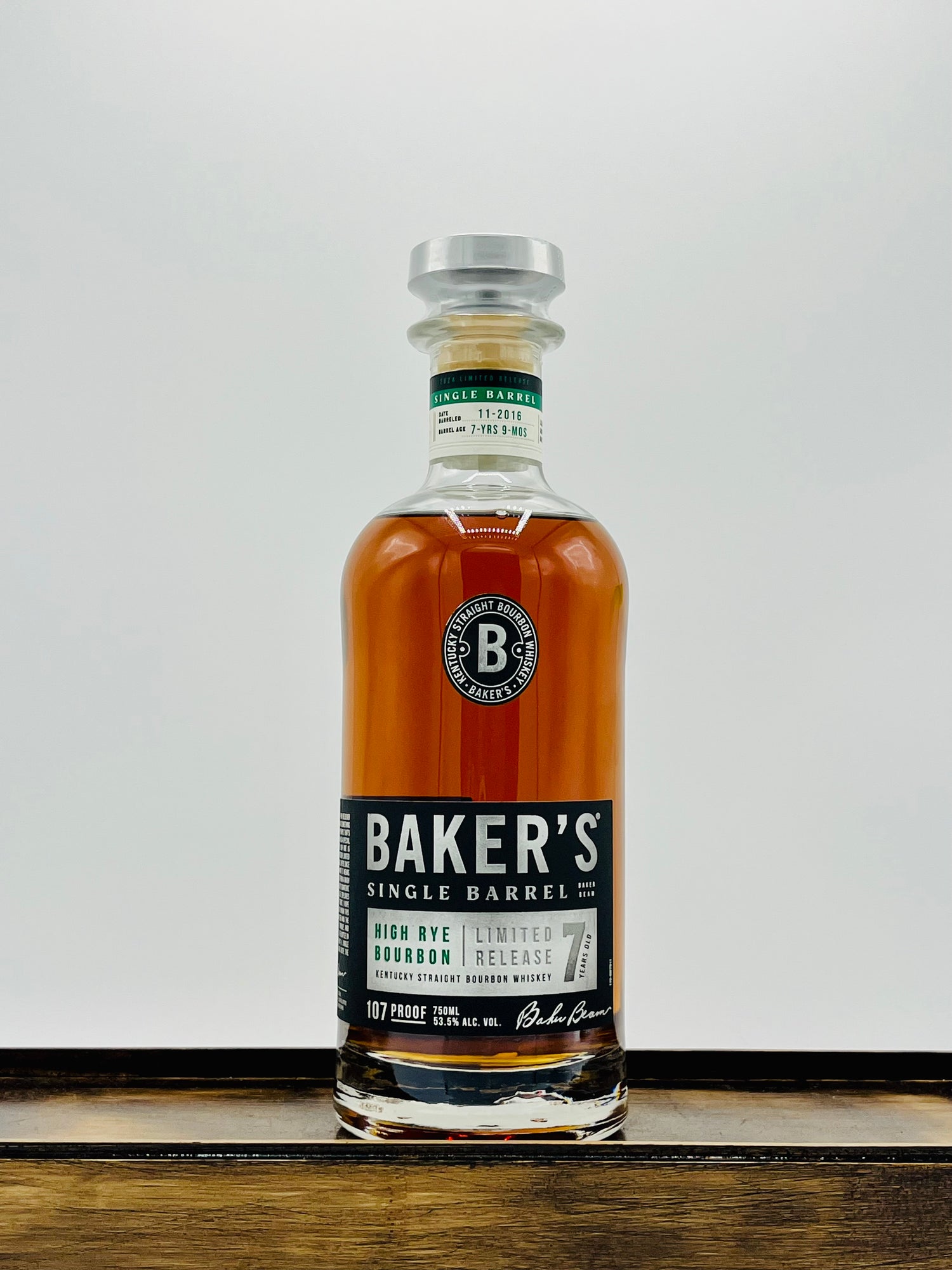 Baker's 7 Year Single Barrel High Rye Bourbon Whiskey