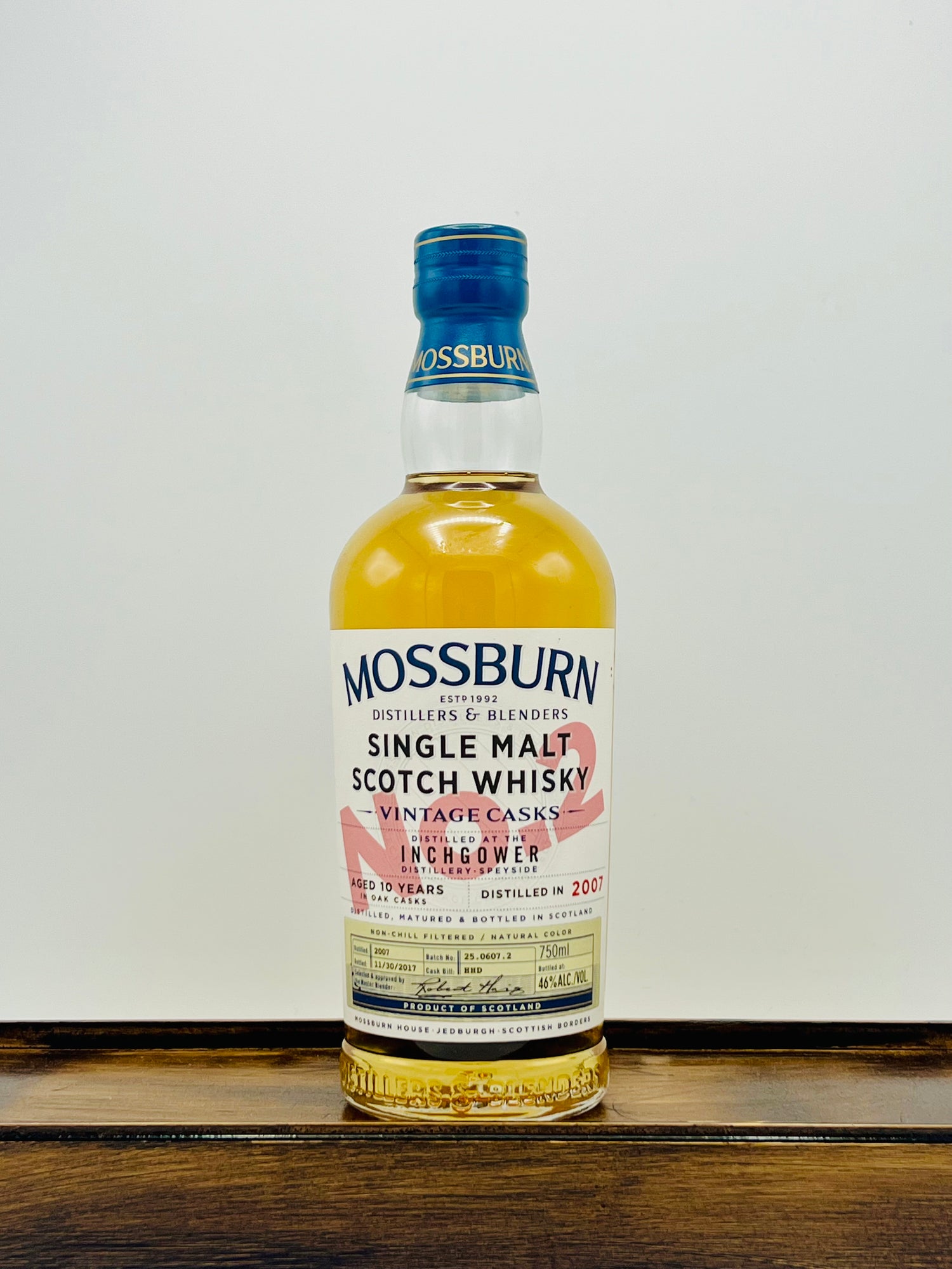 Mossburn Inchgower 2007 Single Malt Scotch Whisky