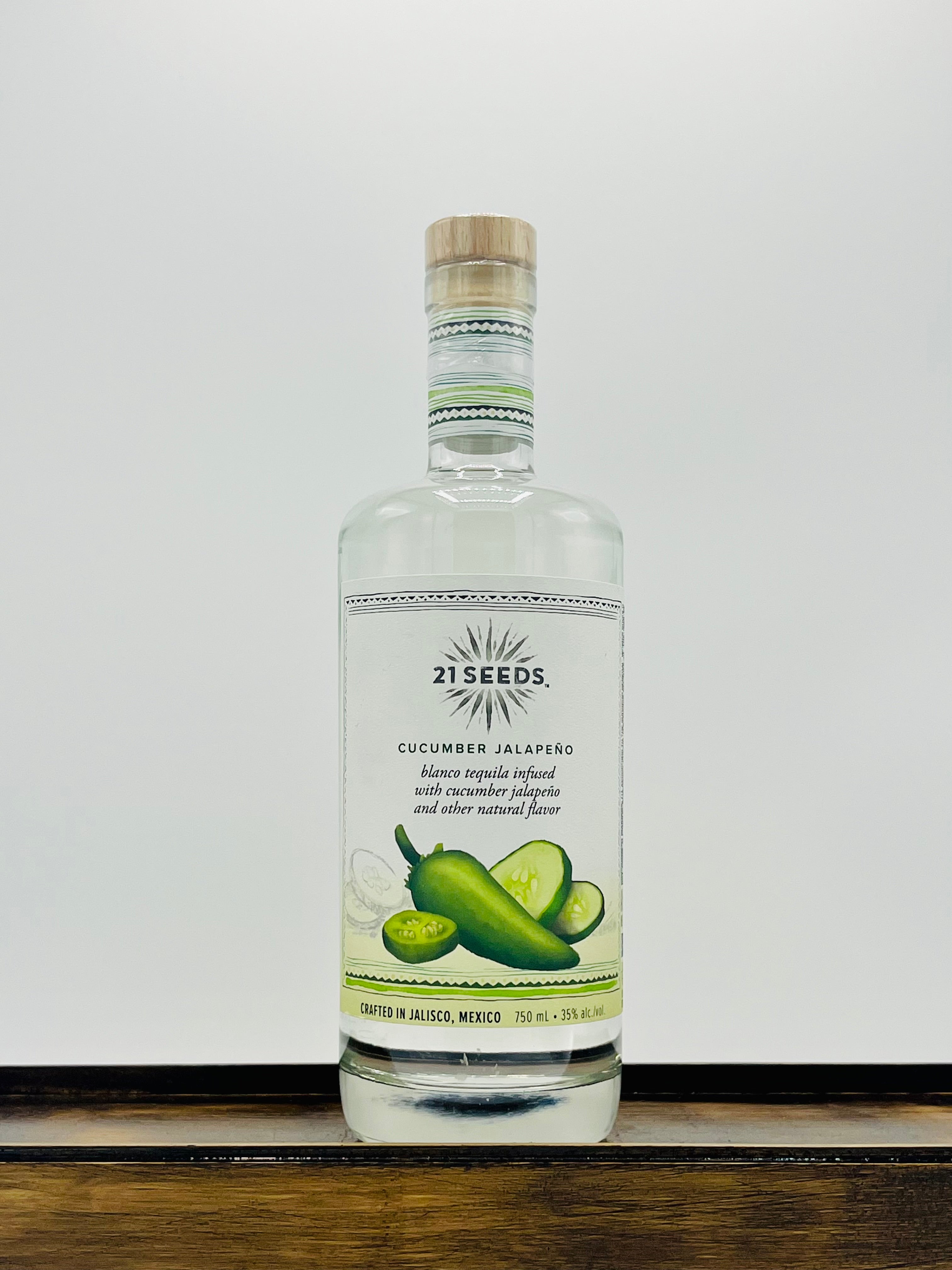 21 Seeds Infused Cucumber Jalapeño Tequila (750ml)