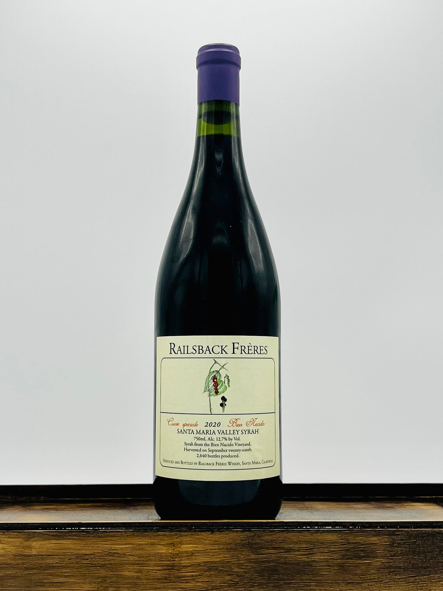 Railsback Frères Cuvée Speciale Syrah Bien Nacido, 2020