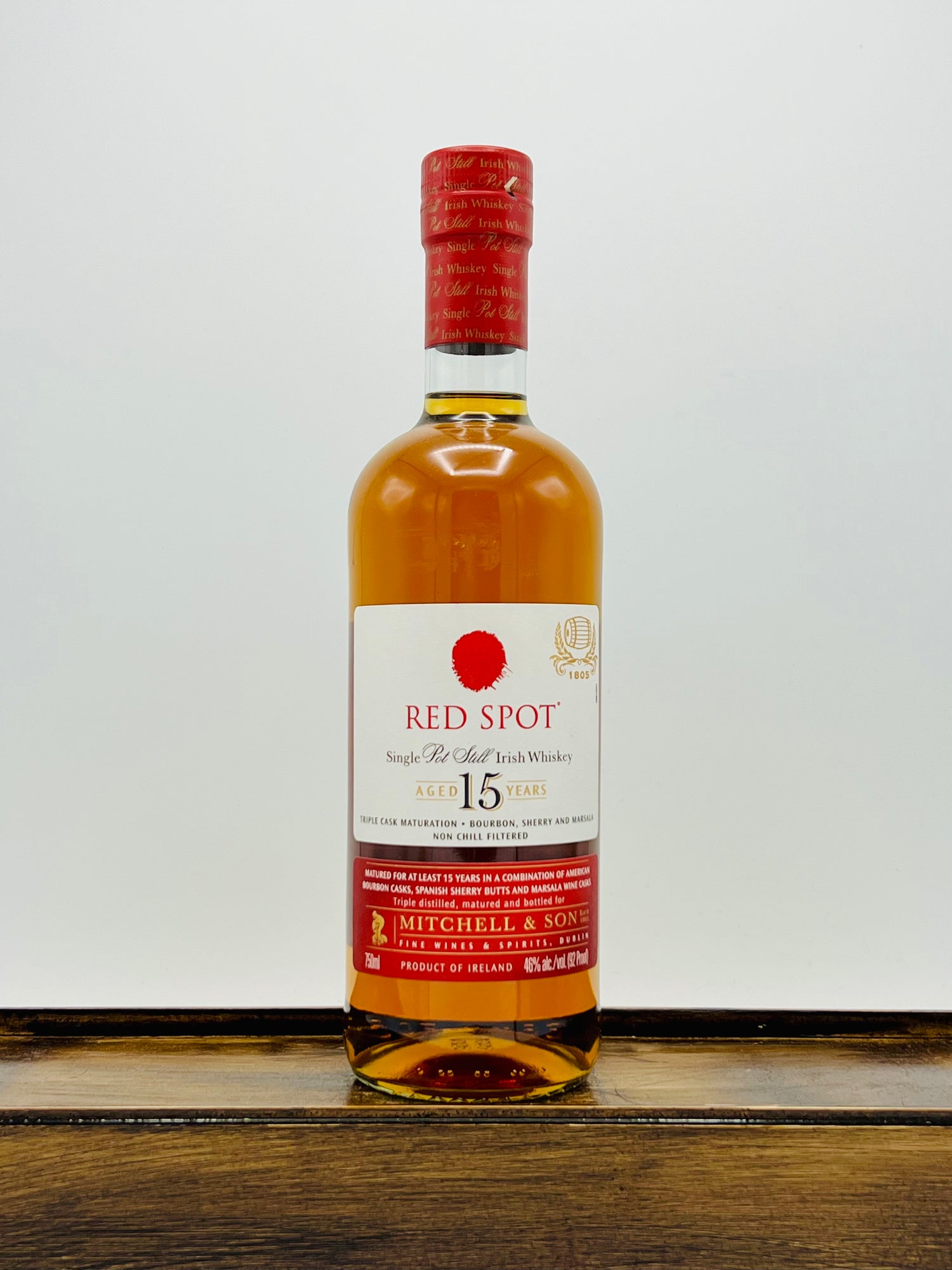 Red Spot 15 Year Single Pot Still Irish Whiskey