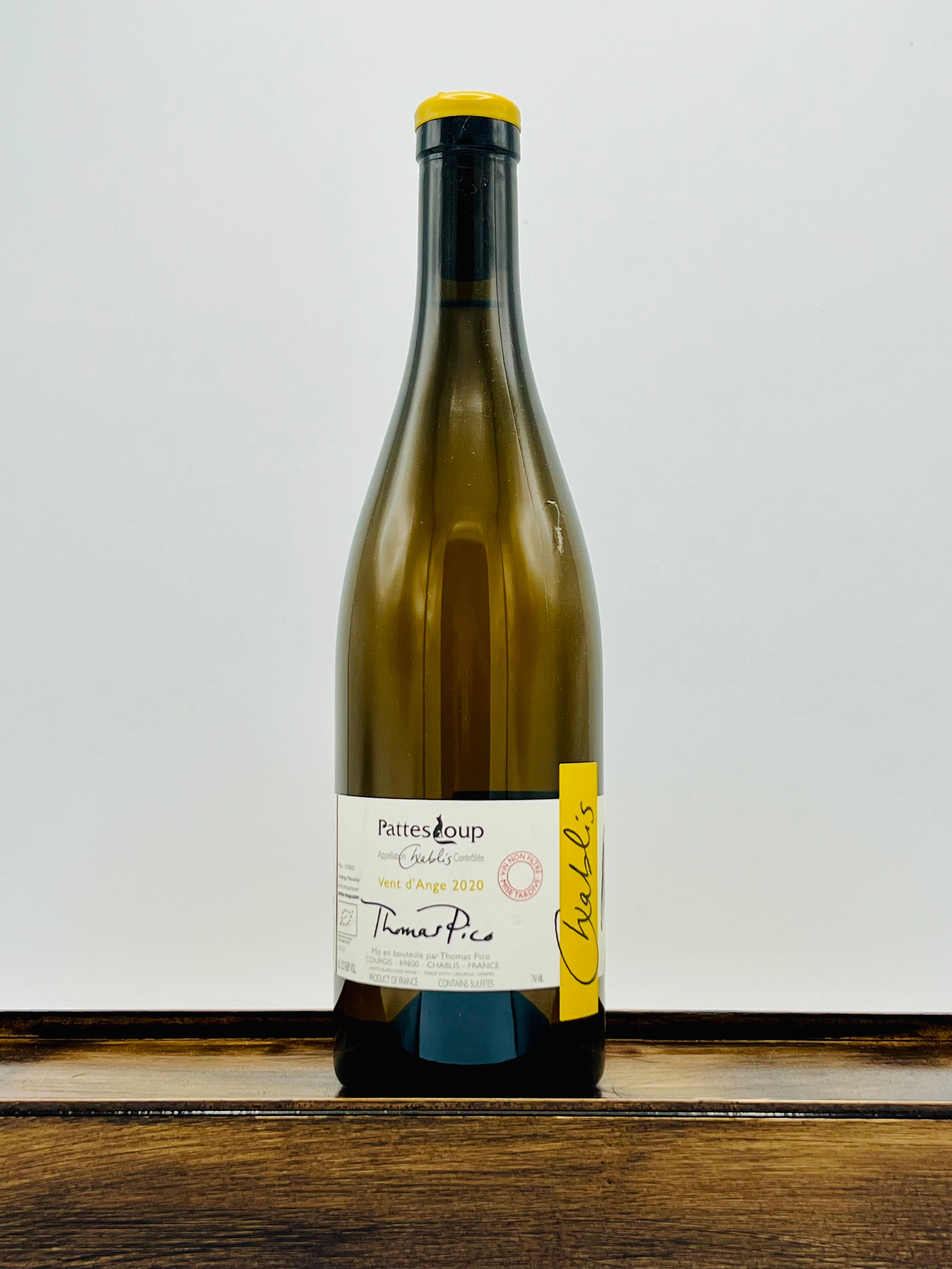 Domaine Pattes Loup 'Vent d'Ange Mise Tardive' Chablis, 2020