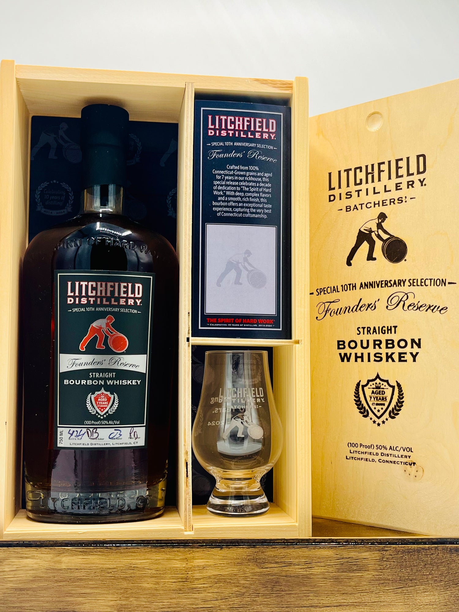 Litchfield Distillery Founder's Reserve 7 Year Straight Bourbon Whiskey