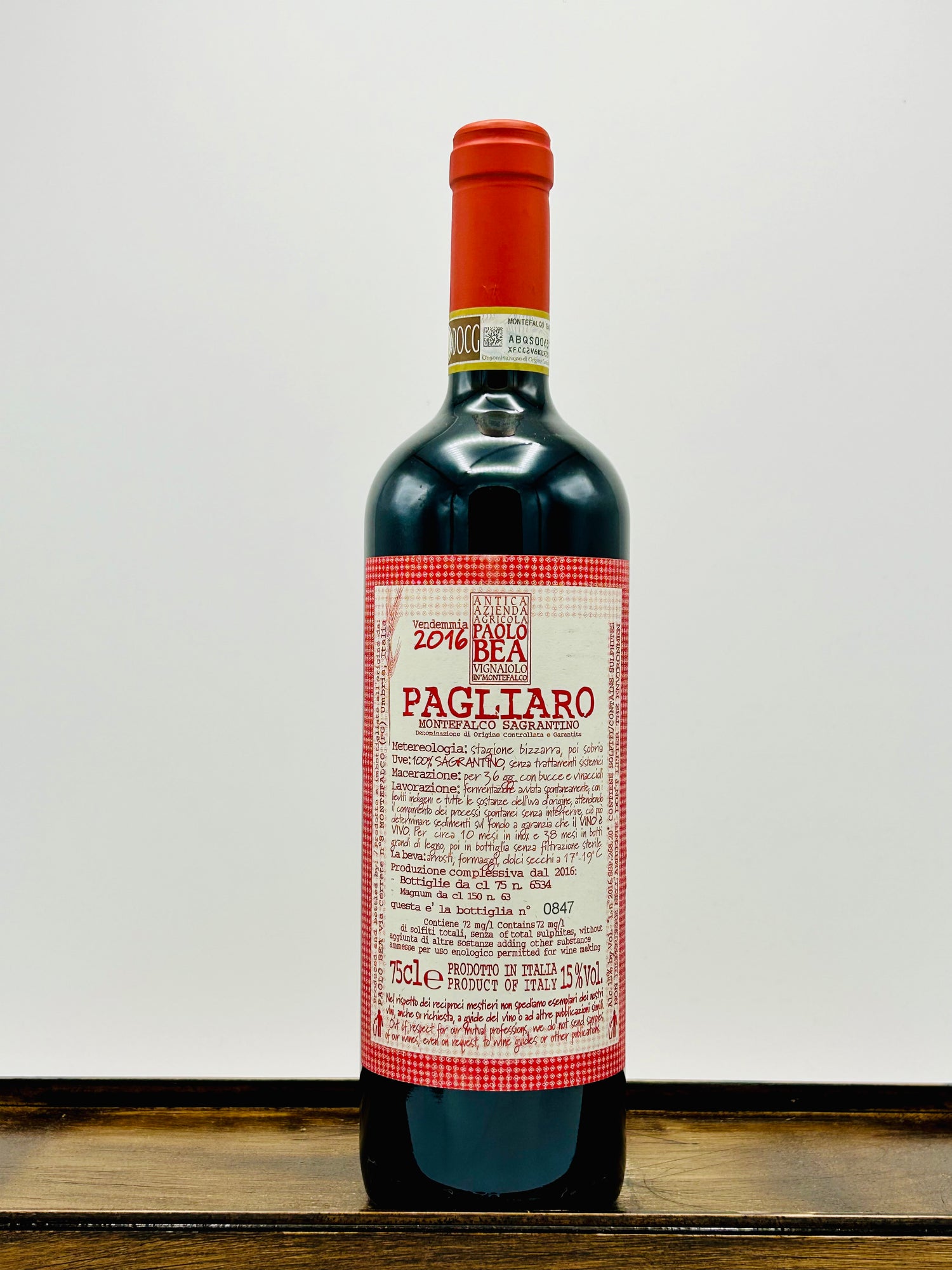 Azienda Agricola Paolo Bea 'Pagliaro' Montefalco Sagrantino Secco, 2019