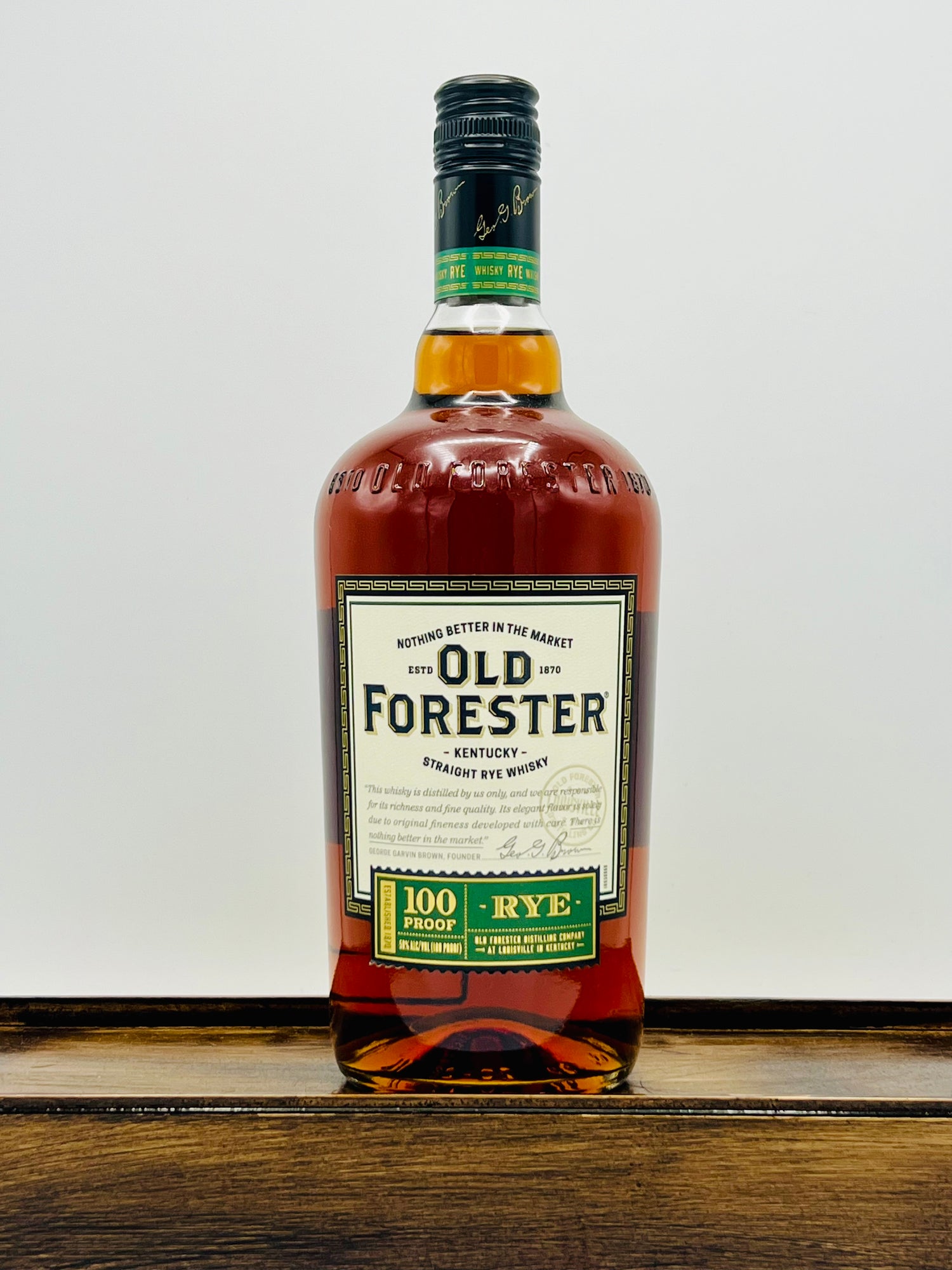 Old Forester 100 Proof Rye Whisky