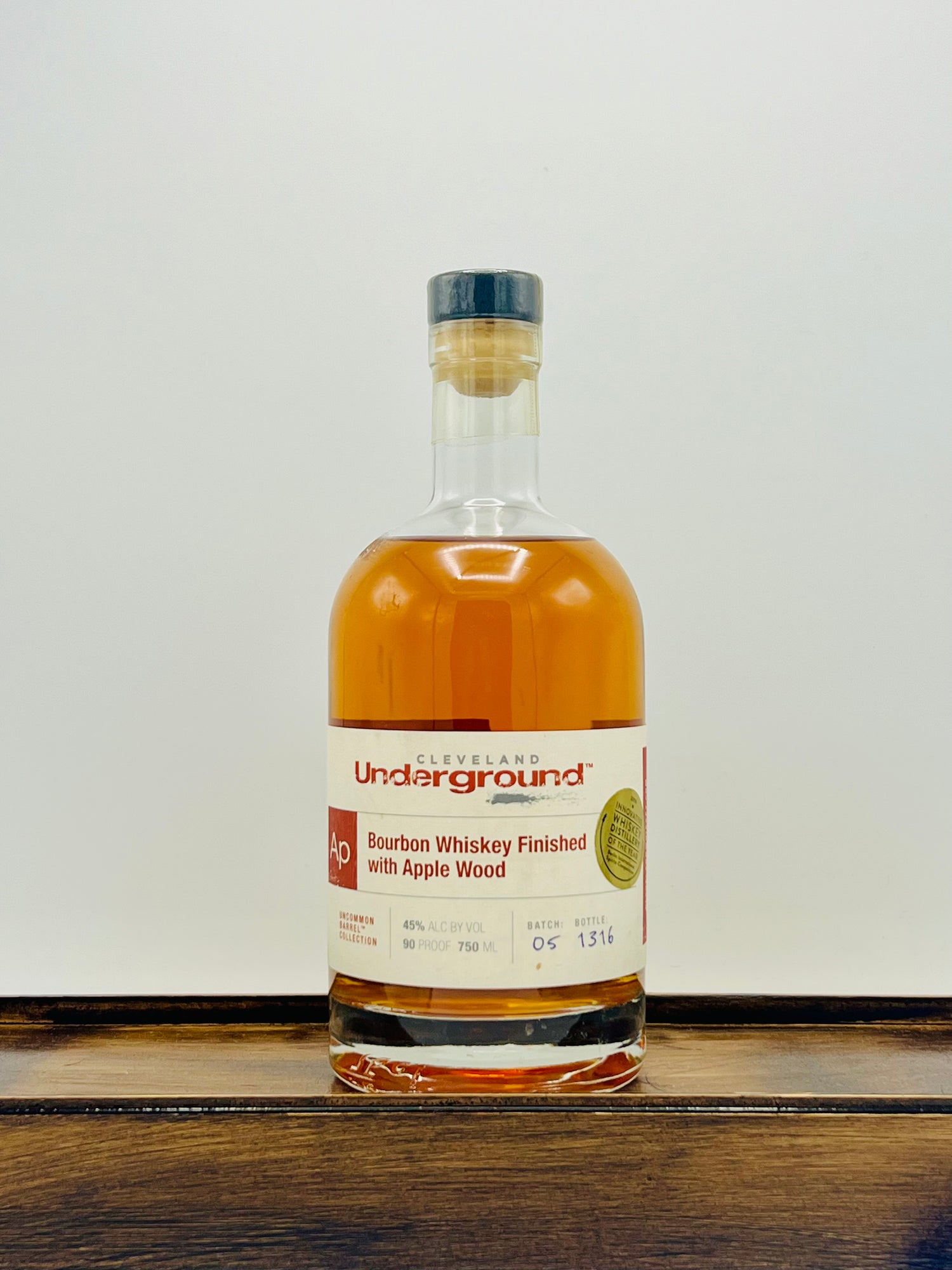 Cleveland Underground Bourbon Whiskey Finished with Apple Wood