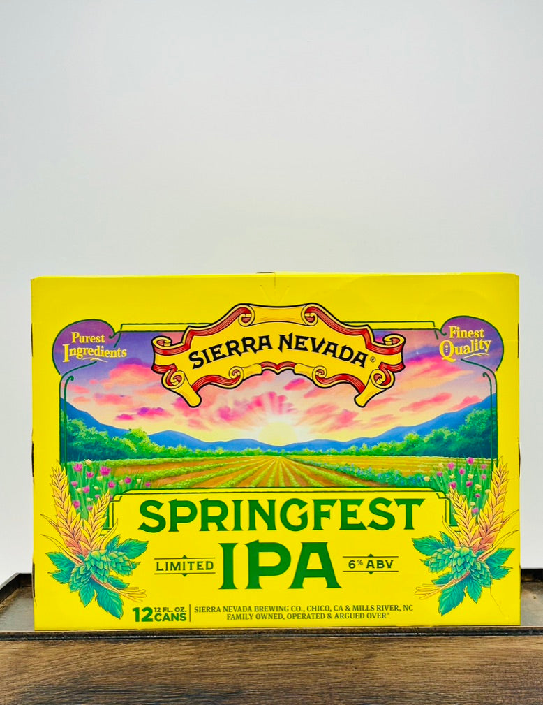 Sierra Nevada Brewing 'Springfest' IPA (12pk Cans)