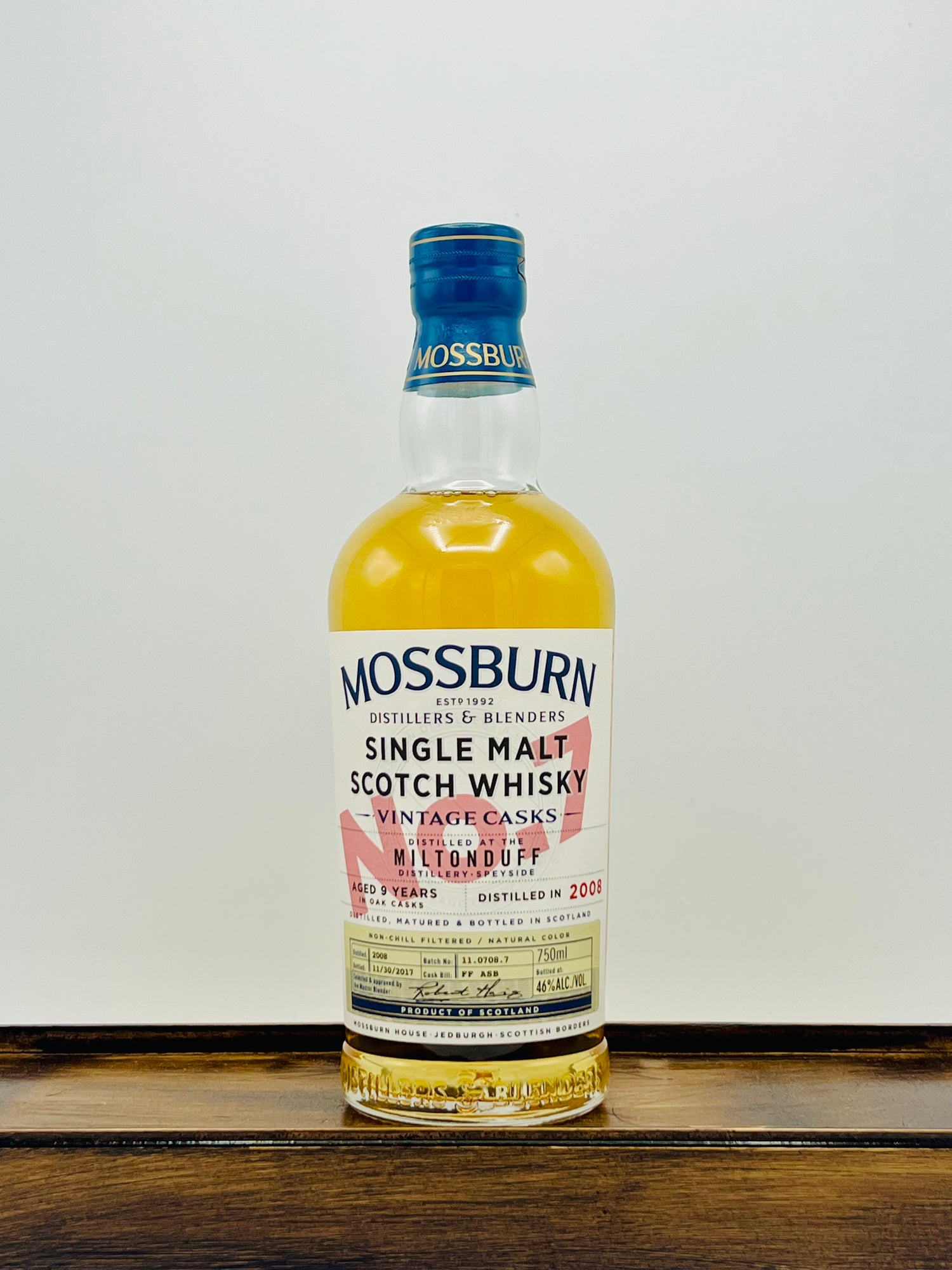 Mossburn Miltonduff 2008 Single Malt Scotch Whisky