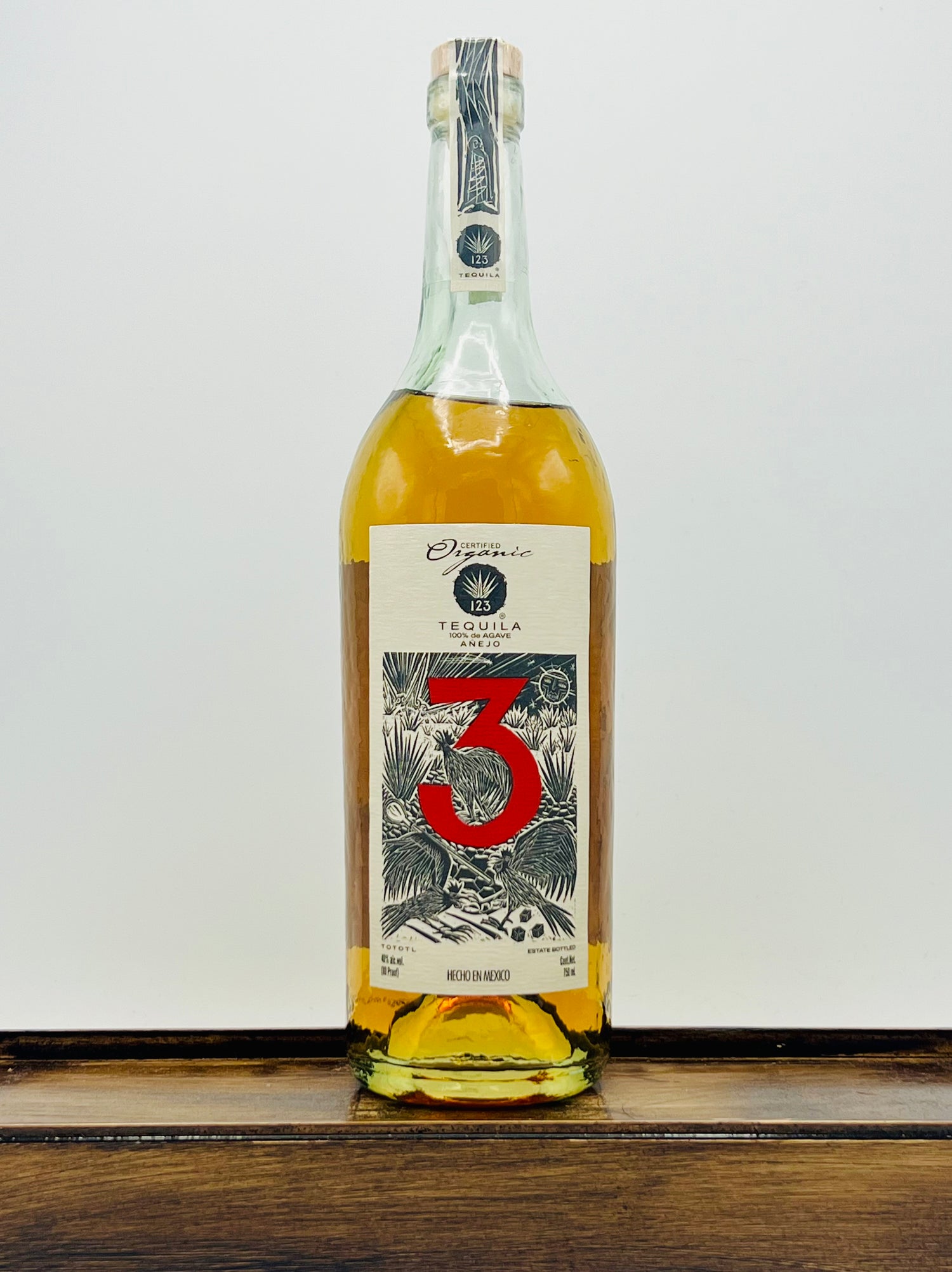 123 Organic 'Tres' Añejo Tequila