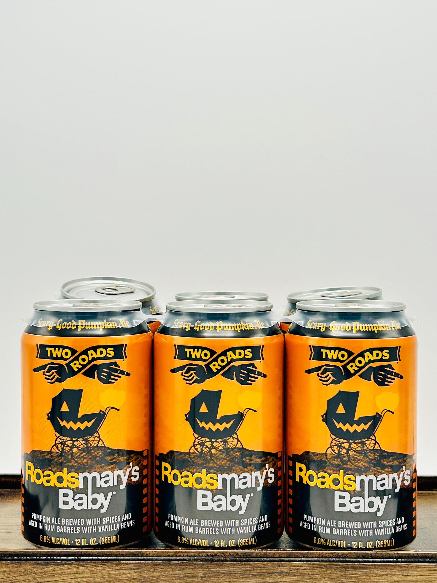Two Roads Brewing 'Roadsmary's Baby' Rum Barrel Aged Pumpkin Ale 6pk Cans