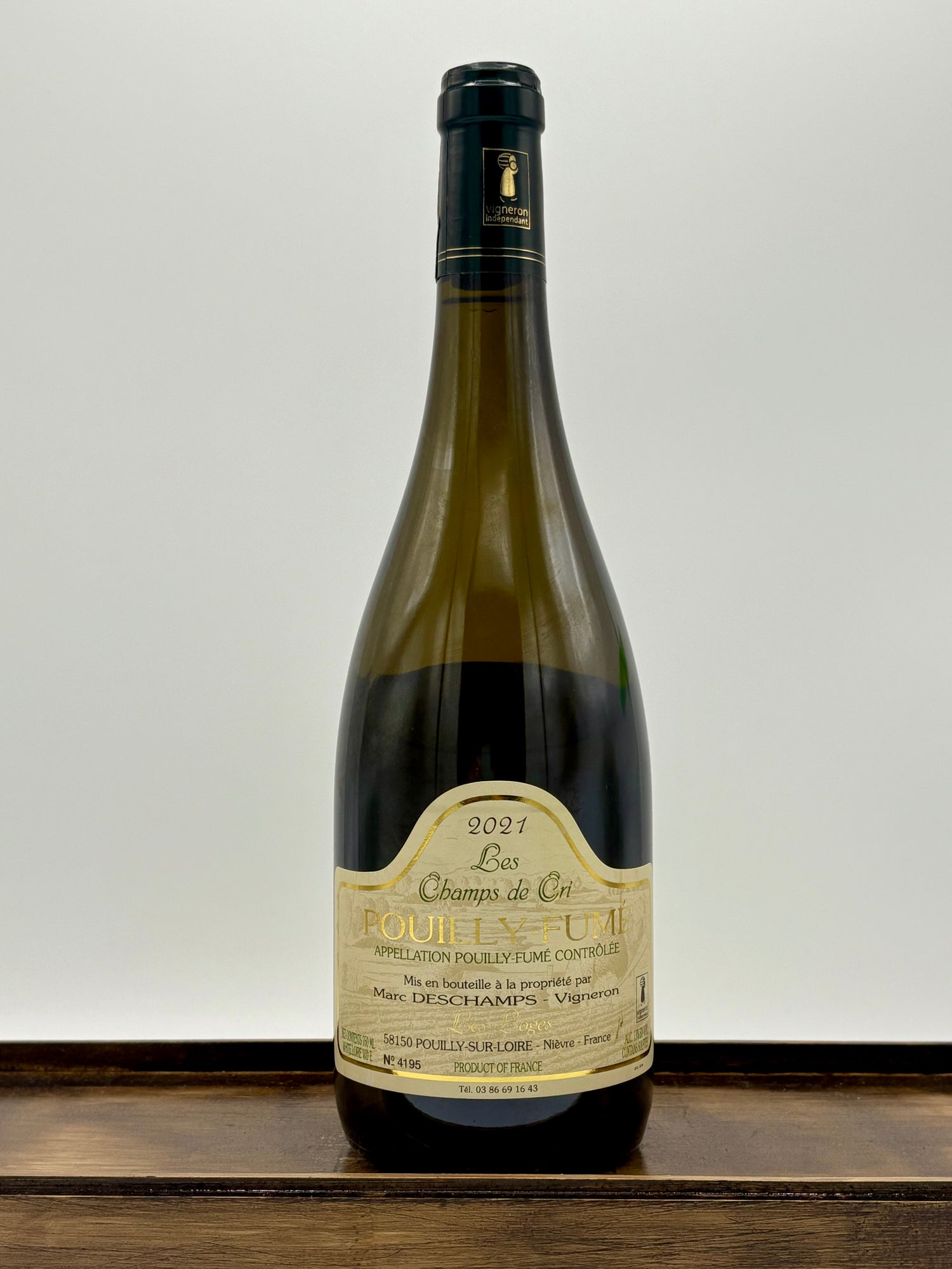 Marc Deschamps "Les Champs de Cri" Pouilly-Fume, 2021