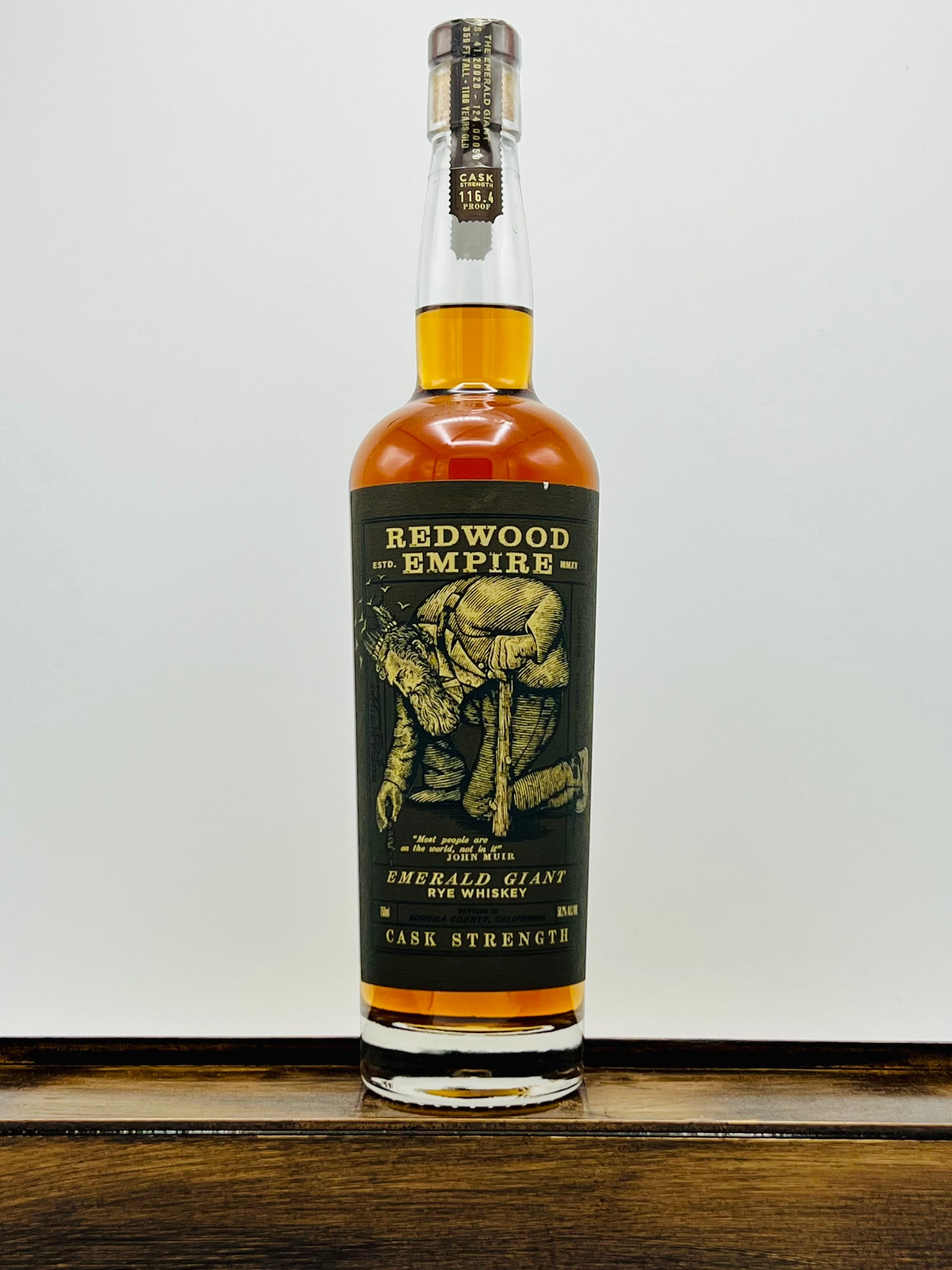 Redwood Empire Emerald Giant Cask Strength Rye Whiskey