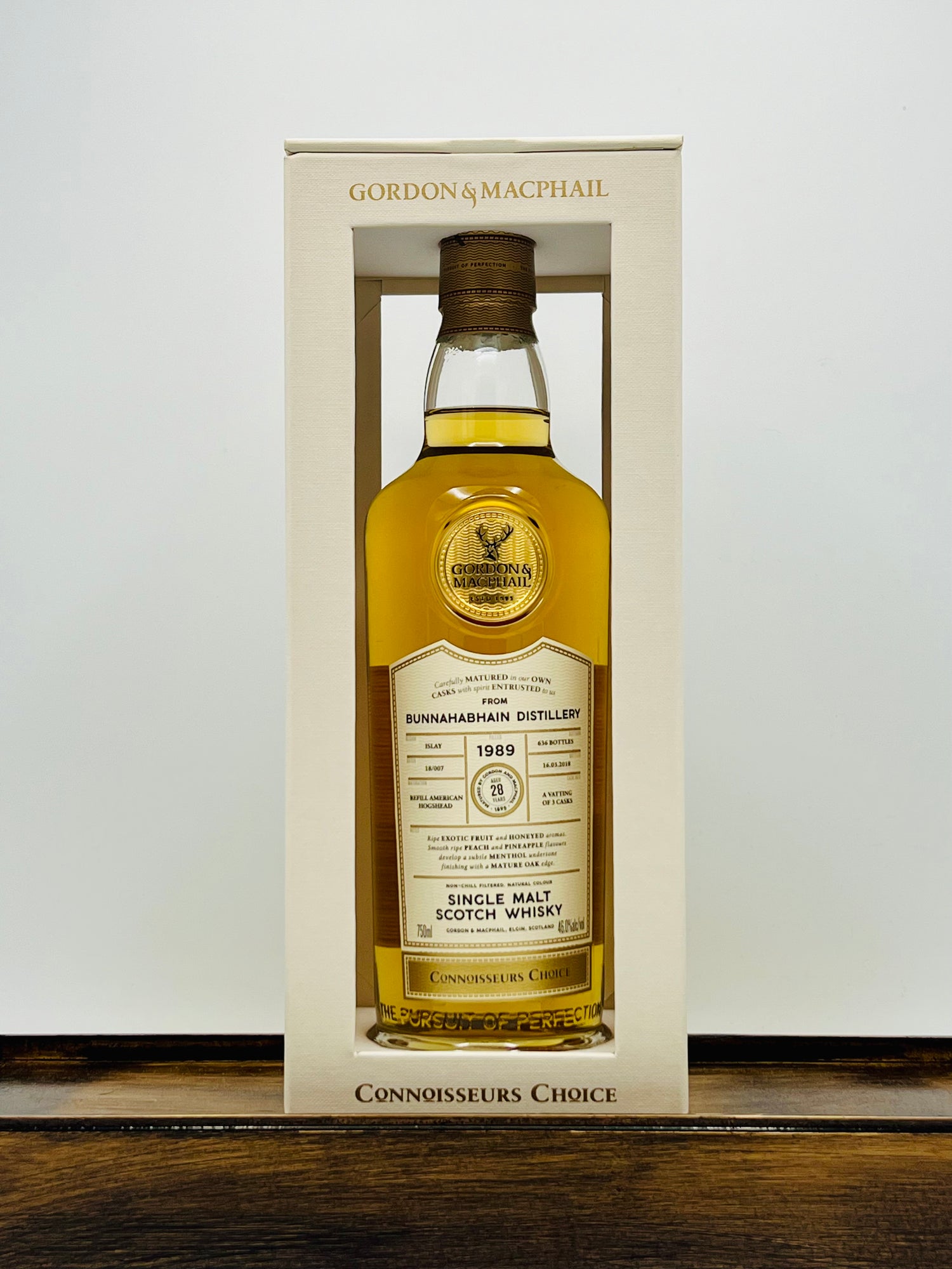 Bunnahabhain 28 Year Old 1989 - Connoisseurs Choice (Gordon & MacPhail)