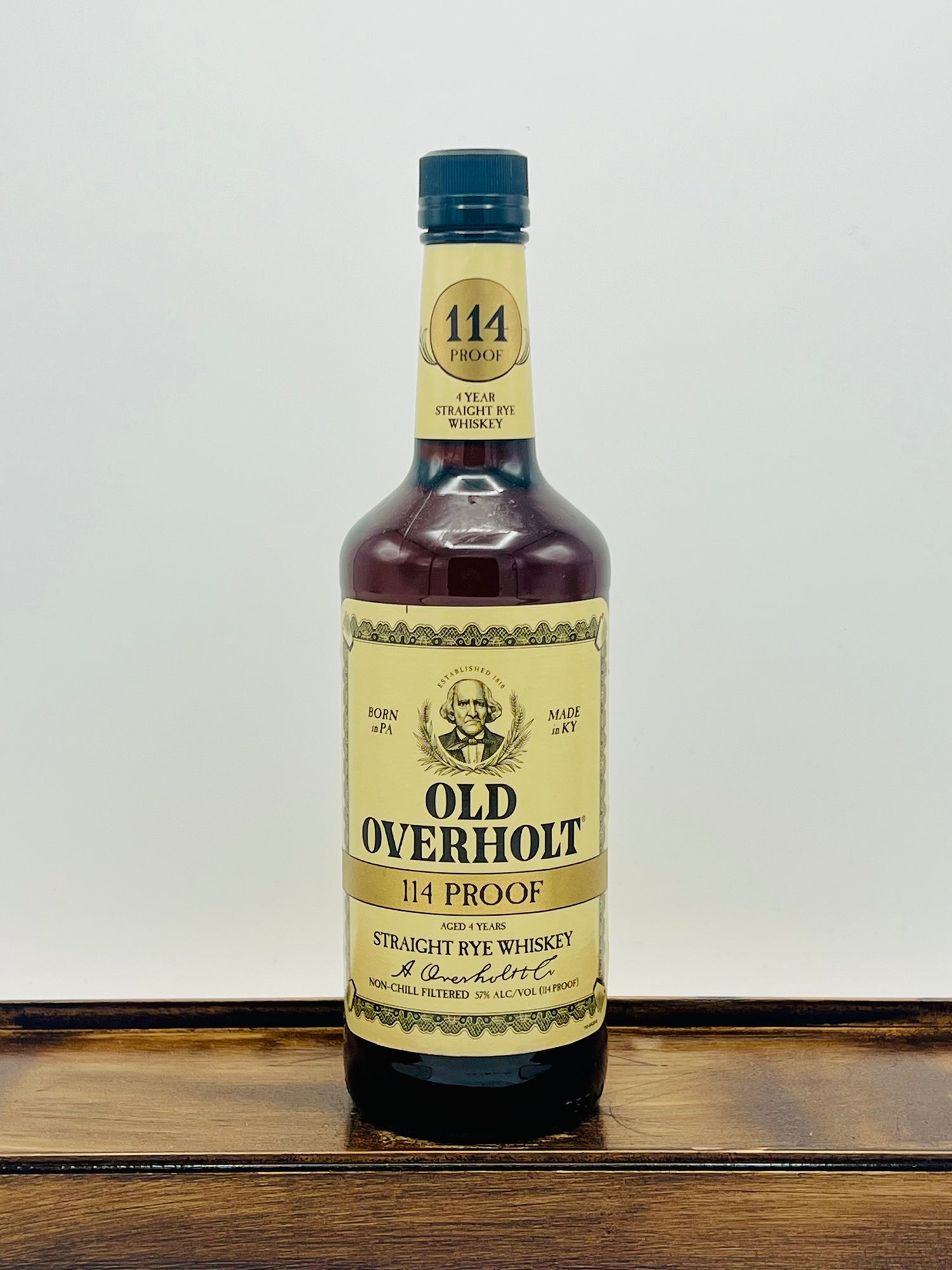 Old Overholt 114 Proof Straight Rye Whiskey (750ml)