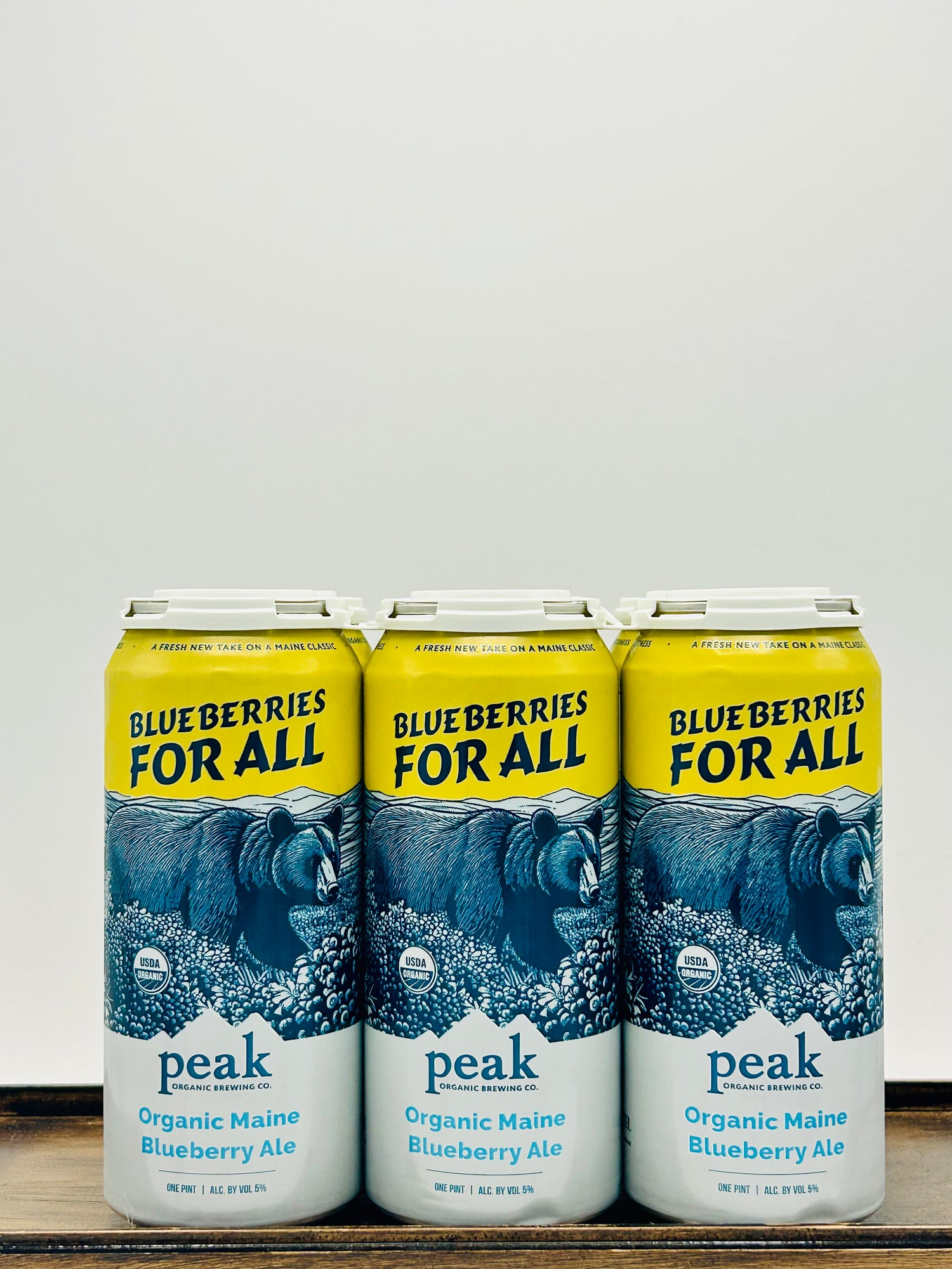 Peak Organic Brewing 'Blueberries for All' Blueberry Ale (6pk Can)
