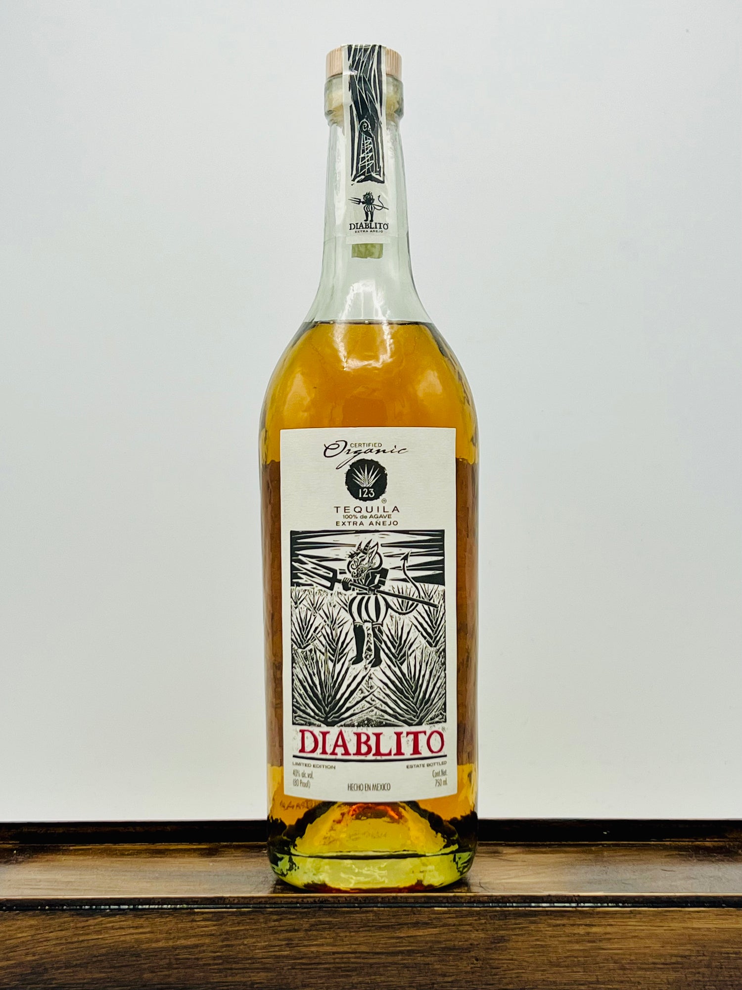 123 Organic Extra Añejo Tequila Diablito