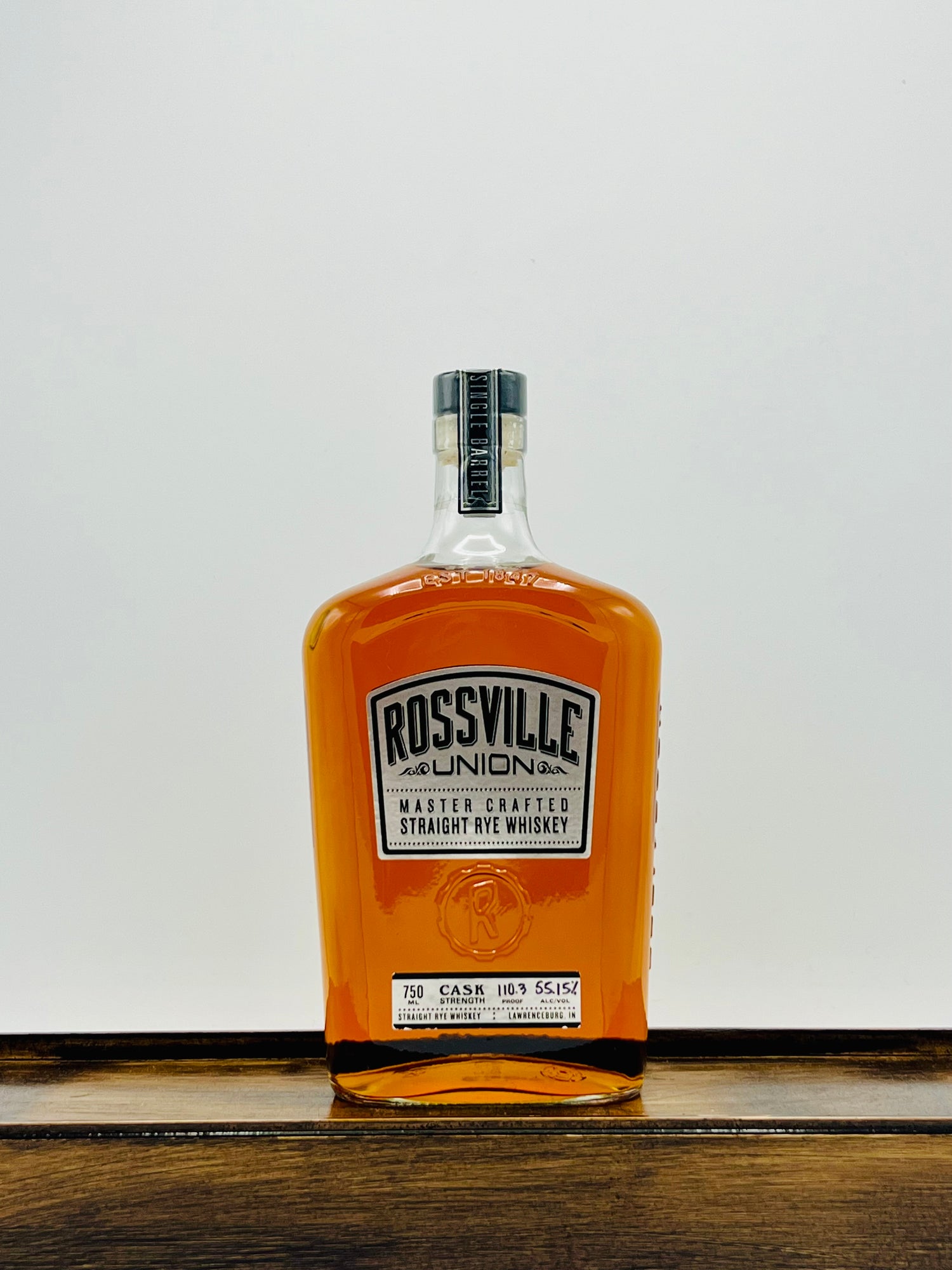 Rossville Union Straight Rye Whiskey