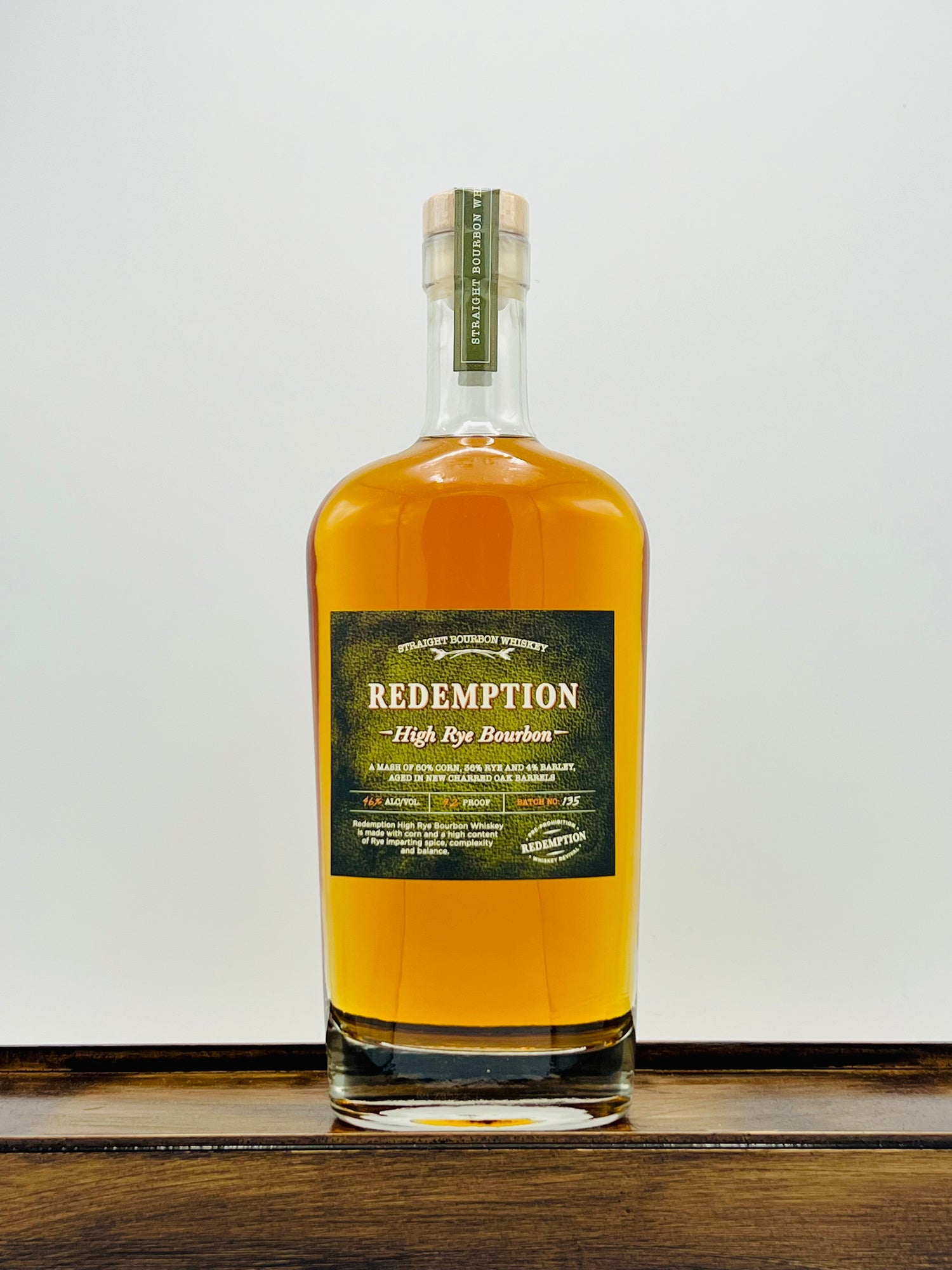 Redemption High Rye Bourbon Whiskey