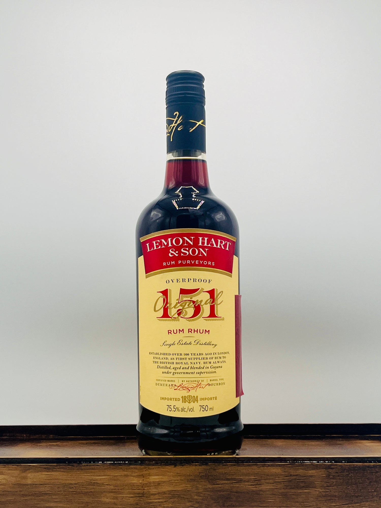 Lemon Hart & Son Overproof 151 Rum