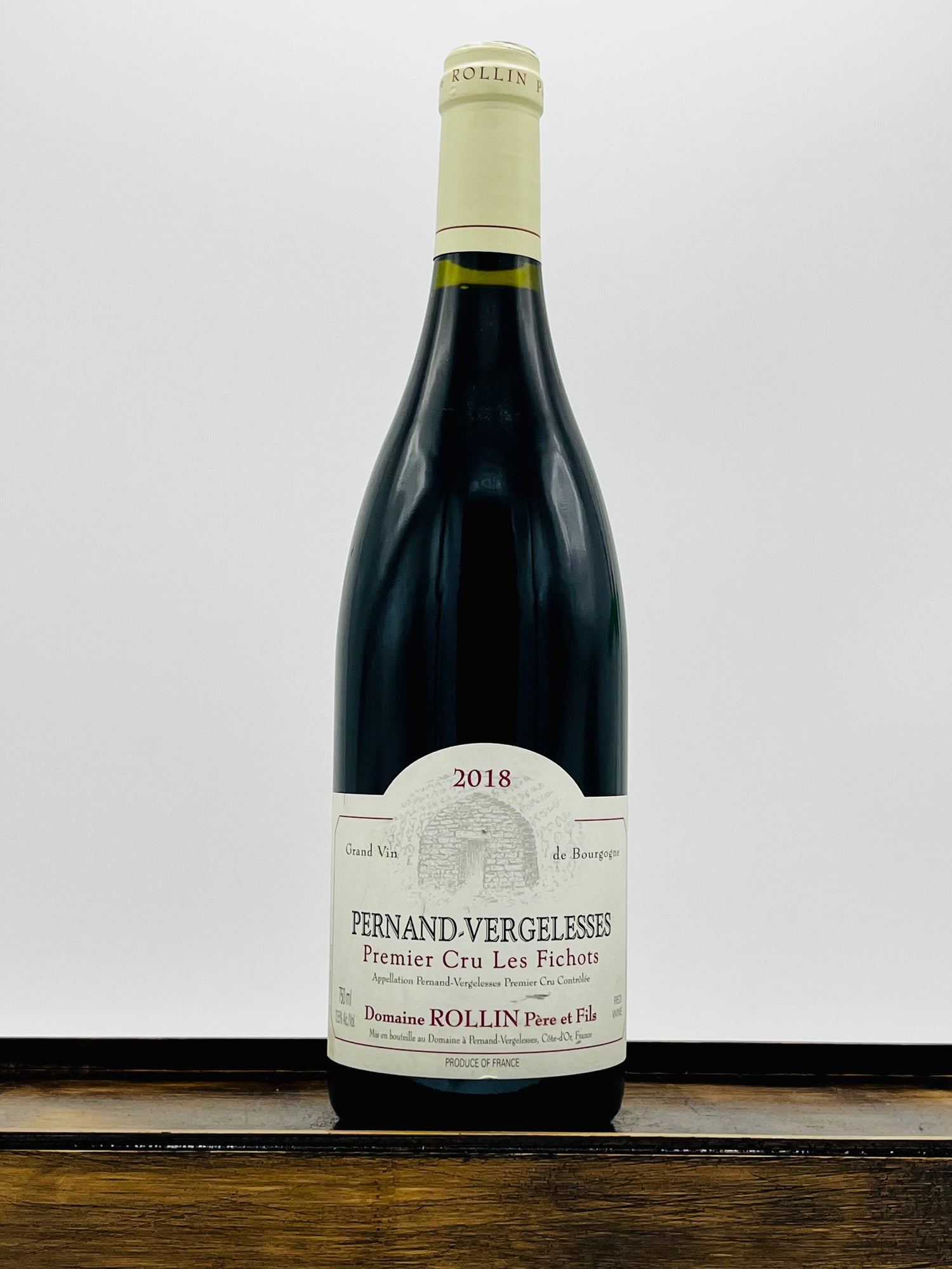 Domaine Rollin Pere et Fils 'Les Fichots' Pernand-Vergelesses Rouge 1er Cru, 2018