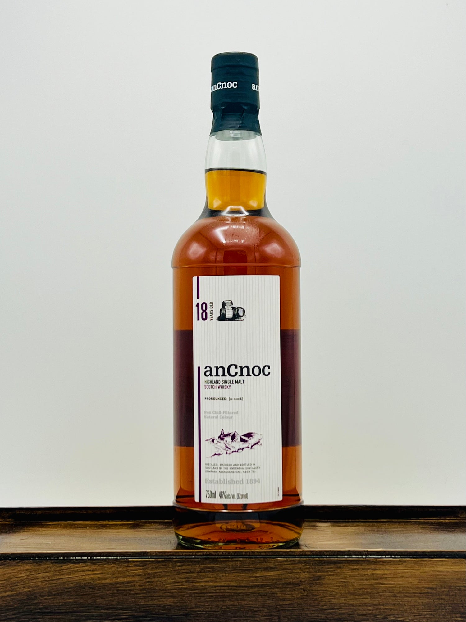 Ancnoc 18 Year Single Malt Scotch Whiskey