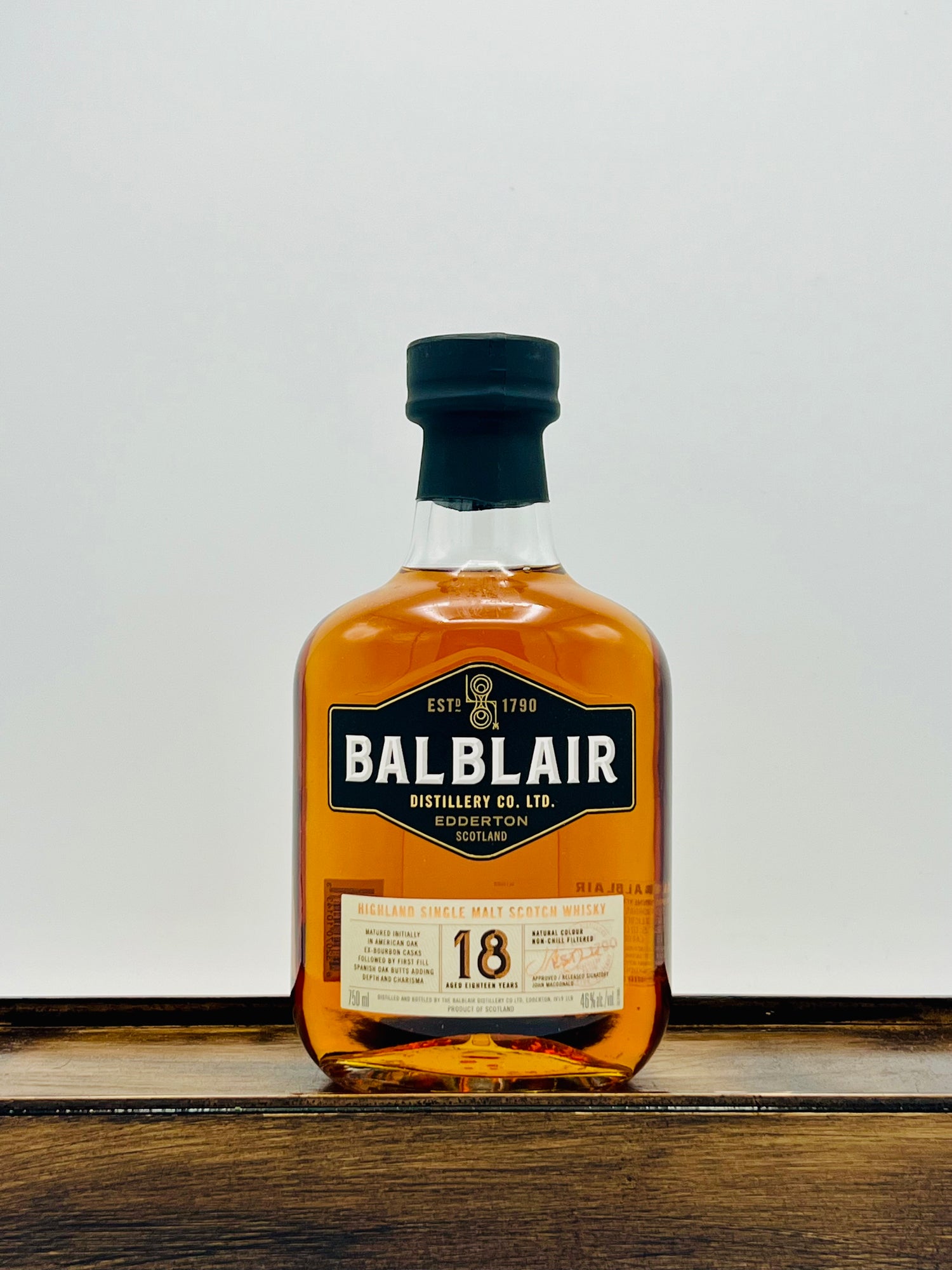 Balblair 18 Year Highland Single Malt Scotch Whisky
