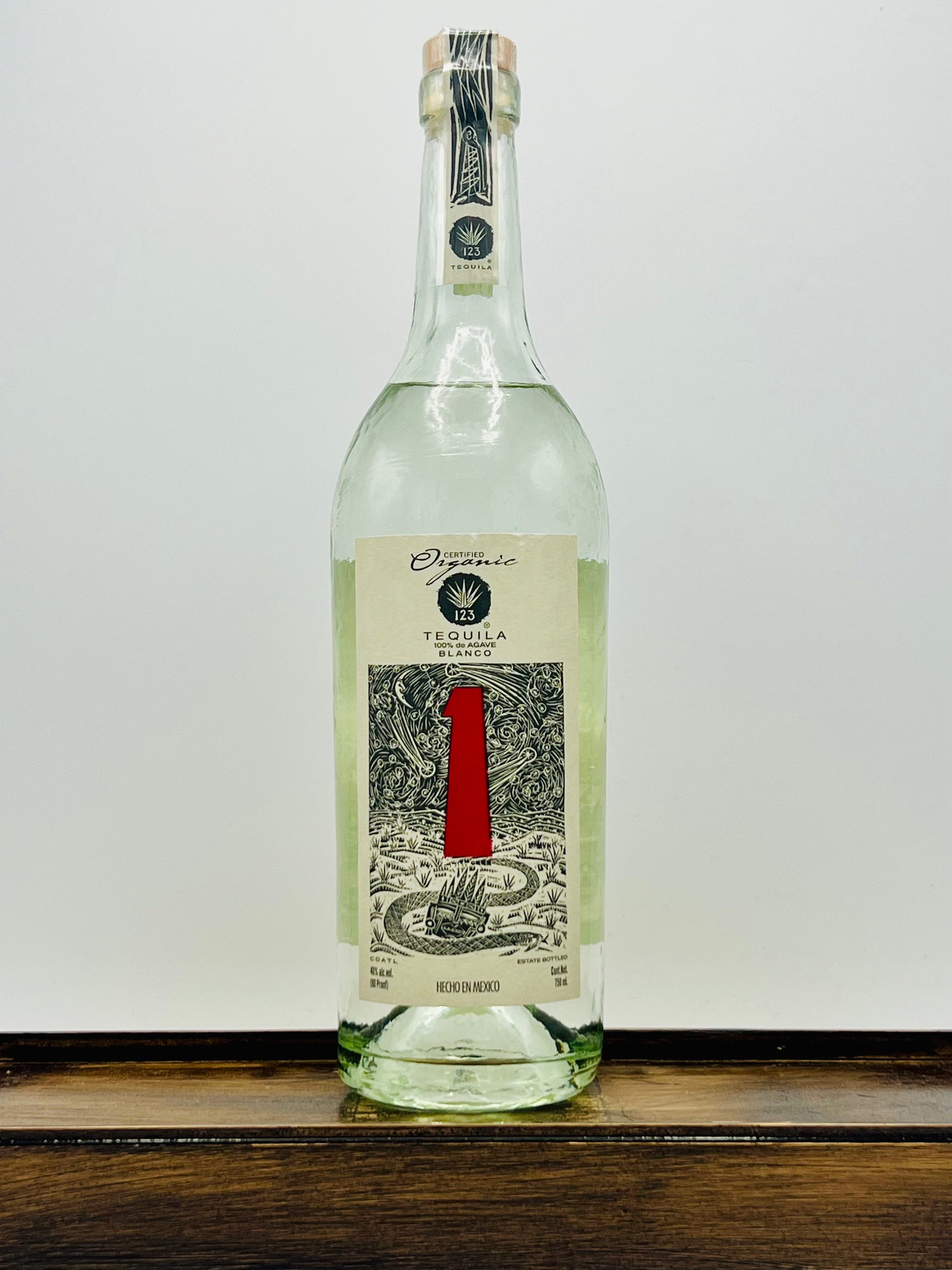 123 Organic 'Uno' Blanco Tequila