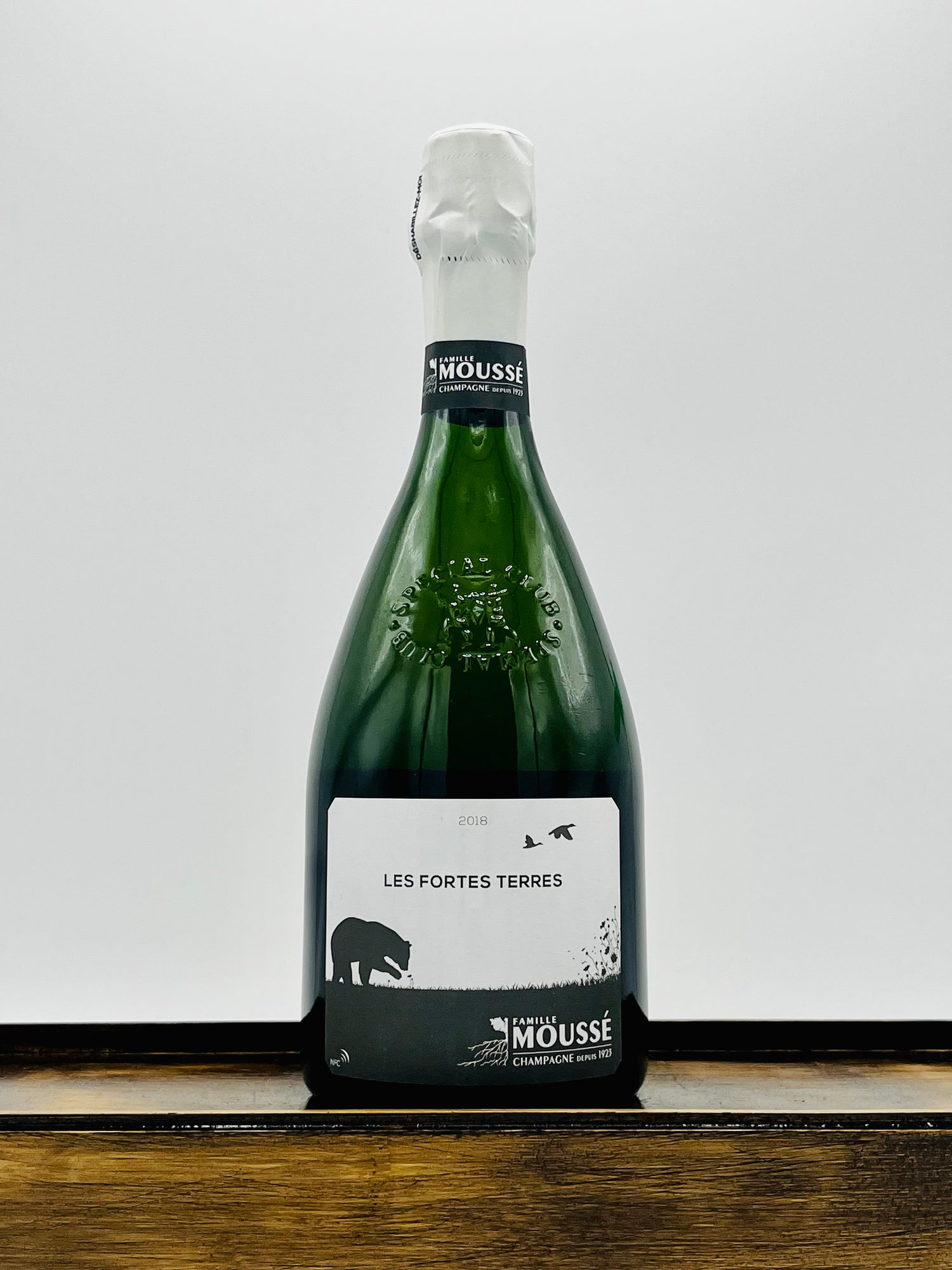 Moussé Fils 'Les Fortes Terres' Meunier Champagne Brut, 2018
