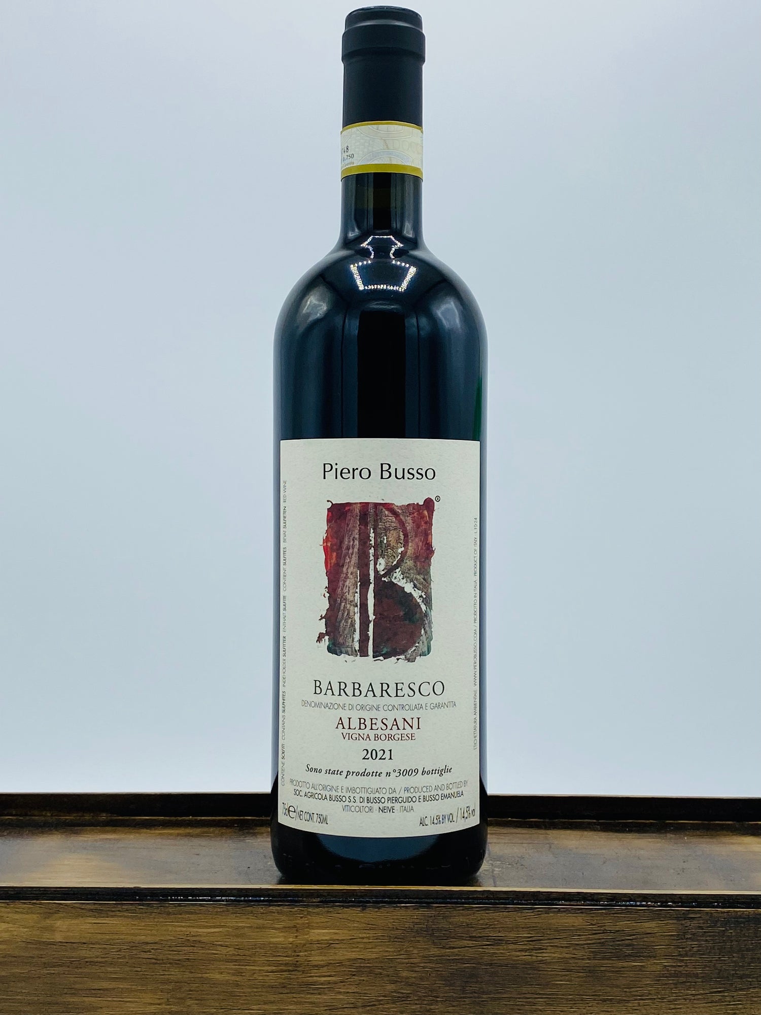 Piero Busso 'Albesani Vigna Borgese' Barberesco DOCG, 2021