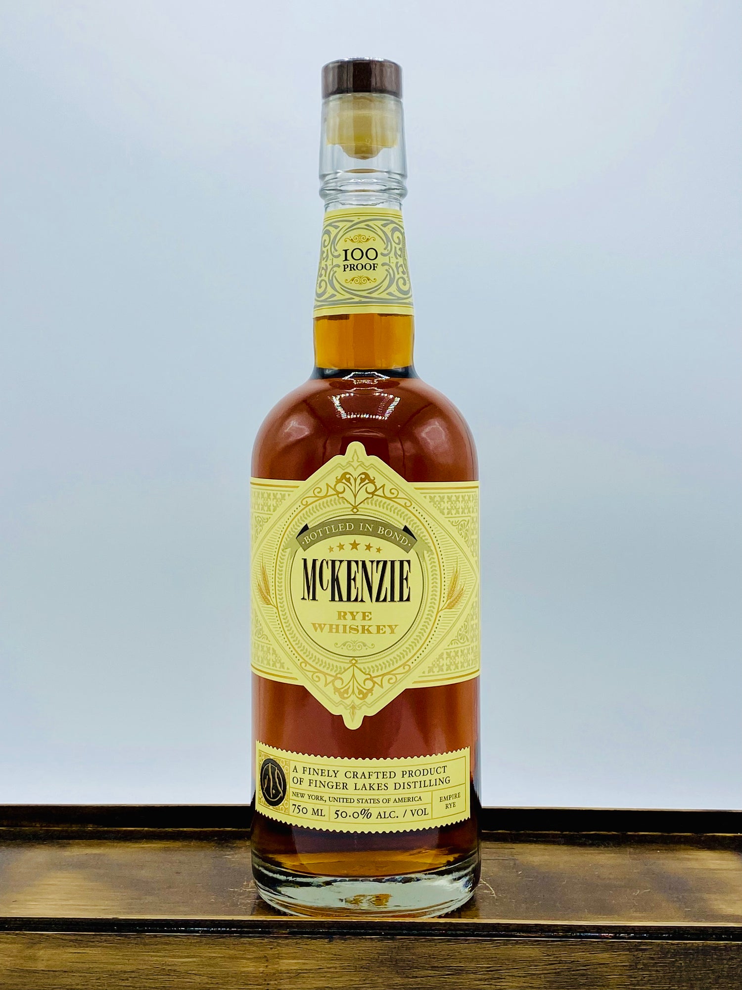 Finger Lakes Distilling 'McKenzie' Bottled in Bond Rye Whiskey