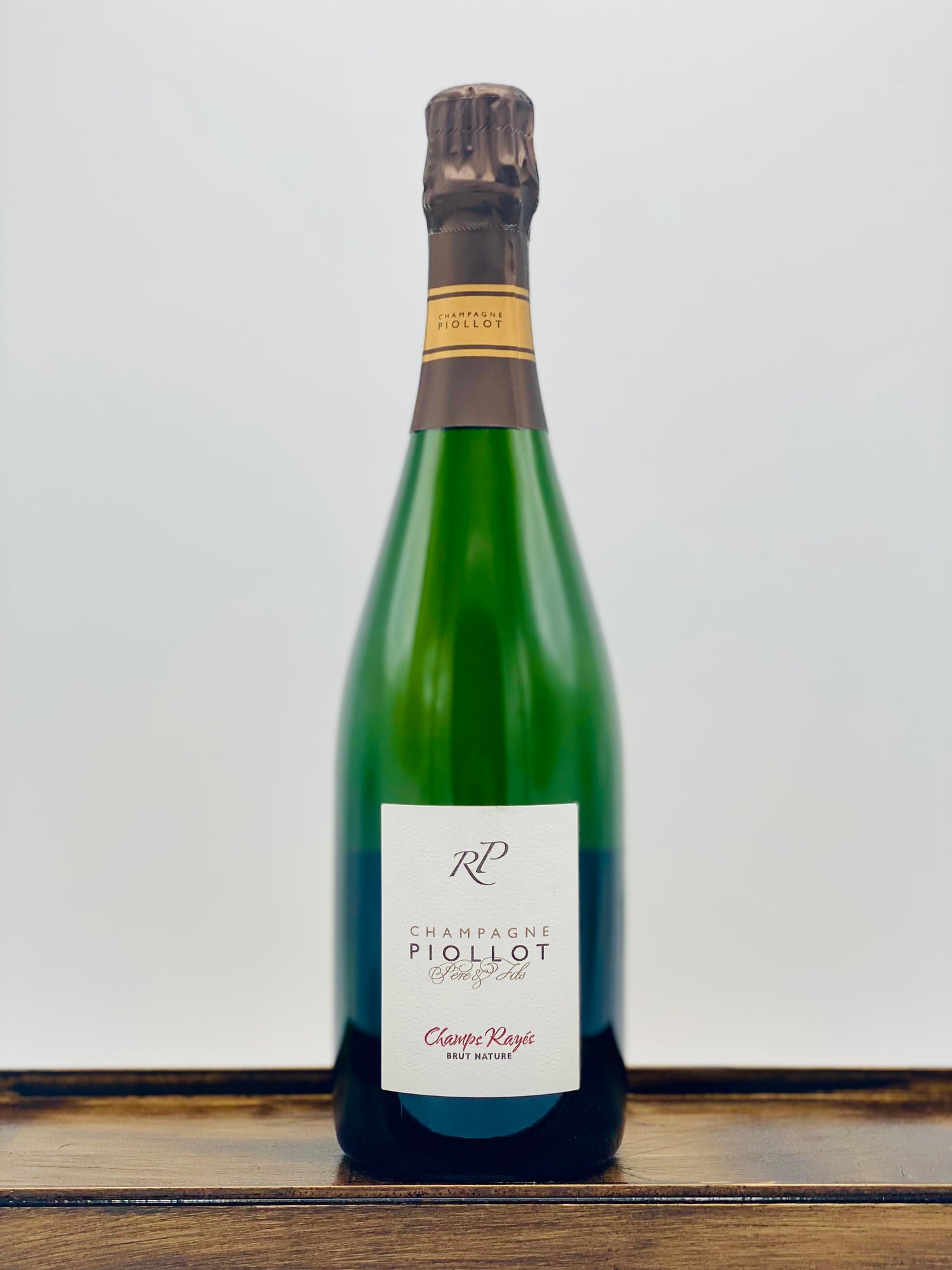 Champagne Piollot 'Champs Rayés' Brut Nature, Base 2017