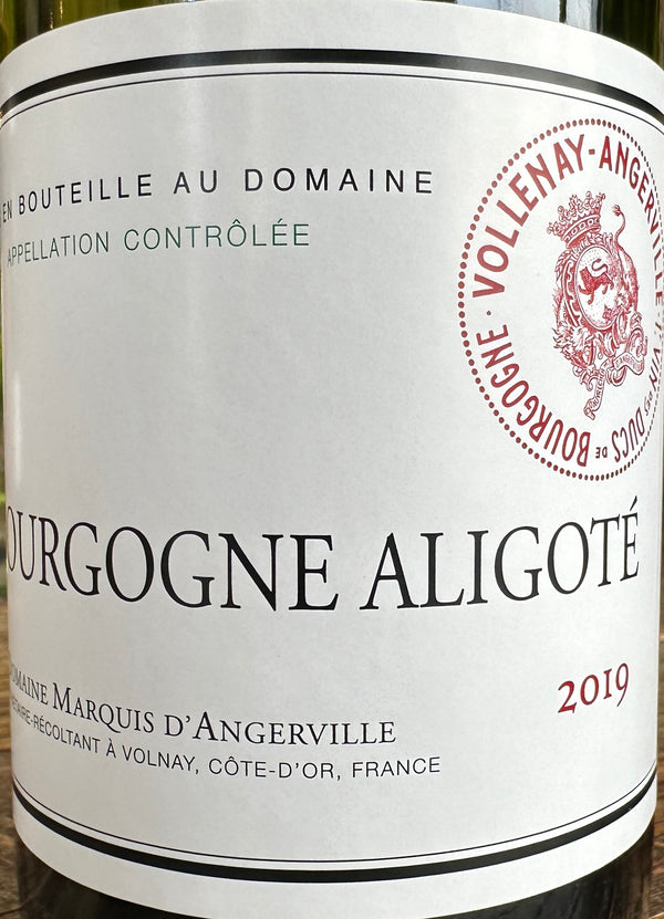 Domaine Marquis D'Angerville Bourgogne Aligote, 2019