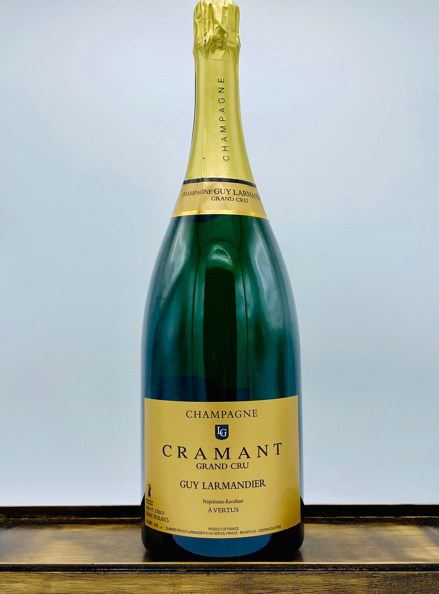 Champagne Guy Larmandier Cramant Grand Cru Blanc de Blancs Brut Zero (1.5L)
