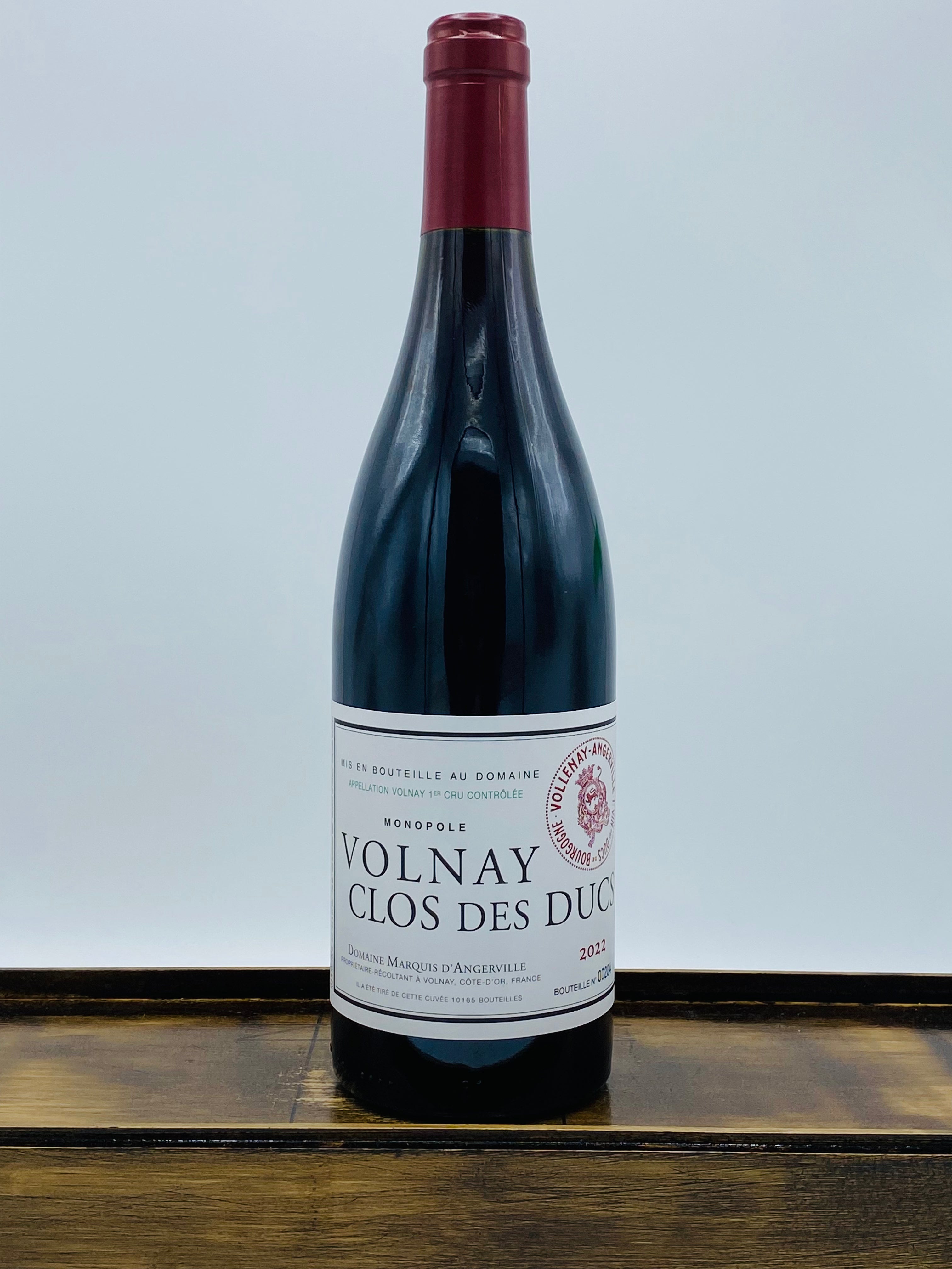 Domaine Marquis d'Angerville 'Clos des Ducs' Volnay Premier Cru, 2022