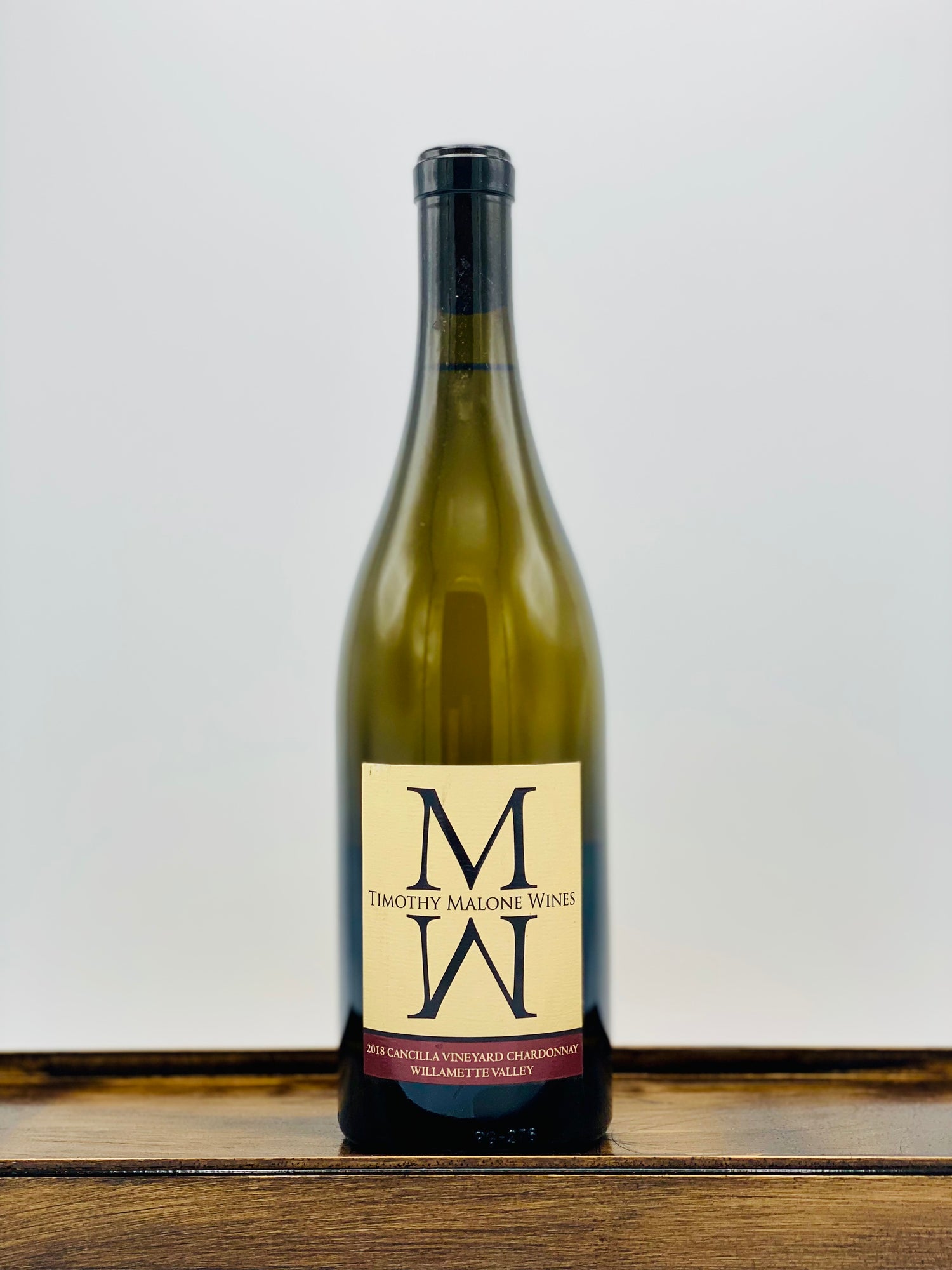 Timothy Malone Wines Chardonnay Cancilla Vineyard Willamette Valley, 2018