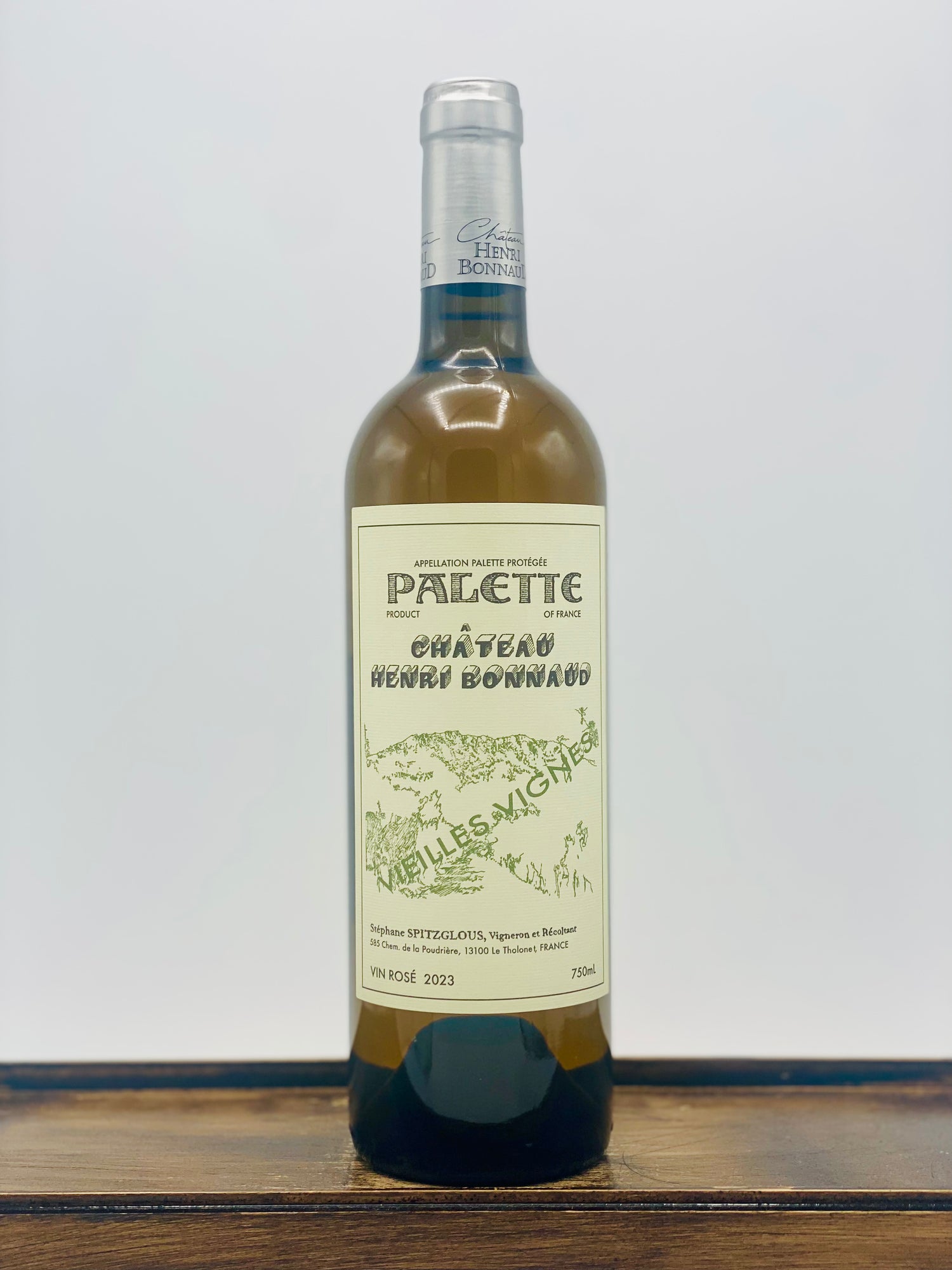 Château Henri Bonnaud 'Vieilles Vignes' Palette Rosé, 2023