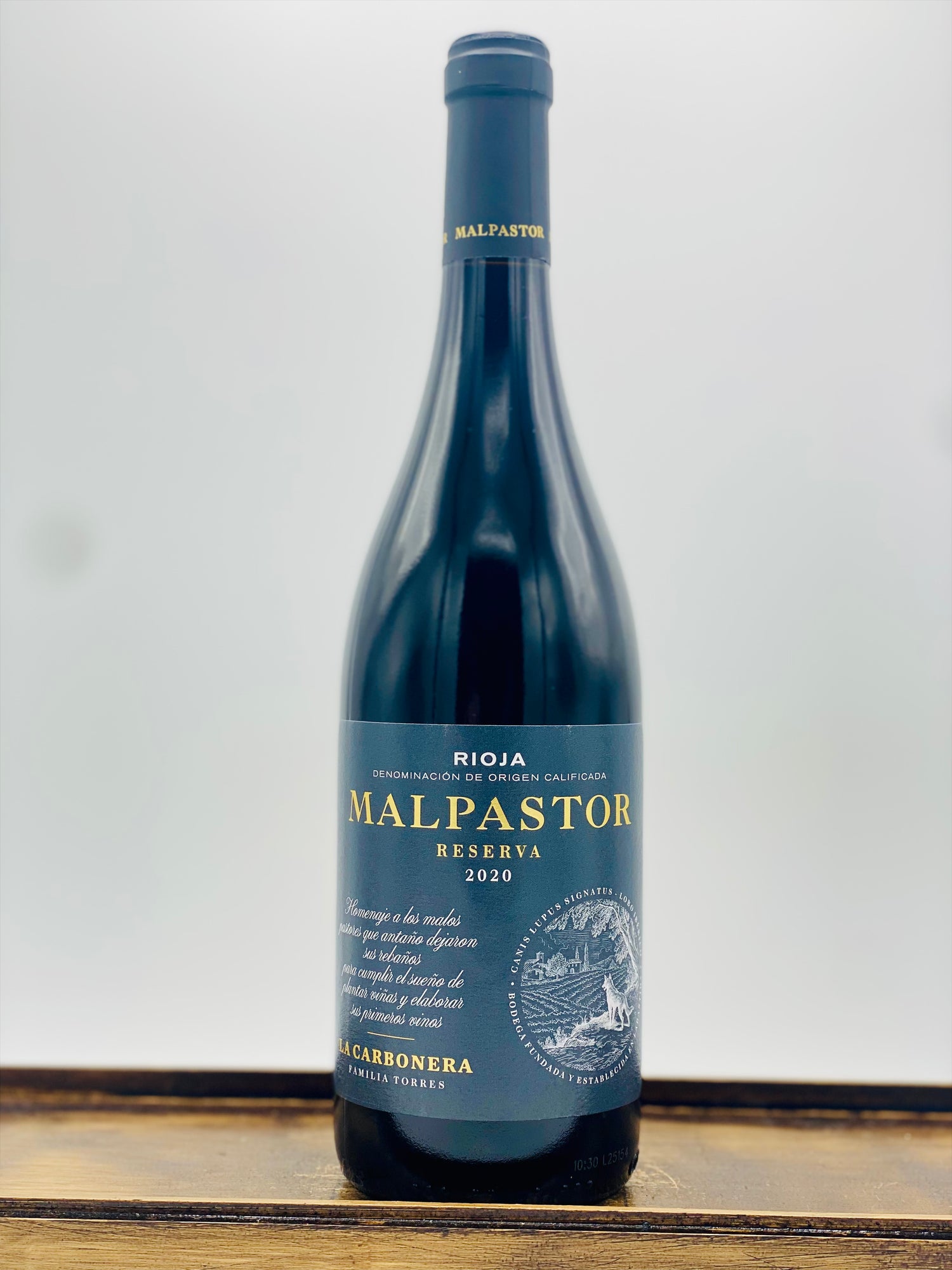 Bodegas La Carbonera 'Malpastor' Rioja Reserva, 2020