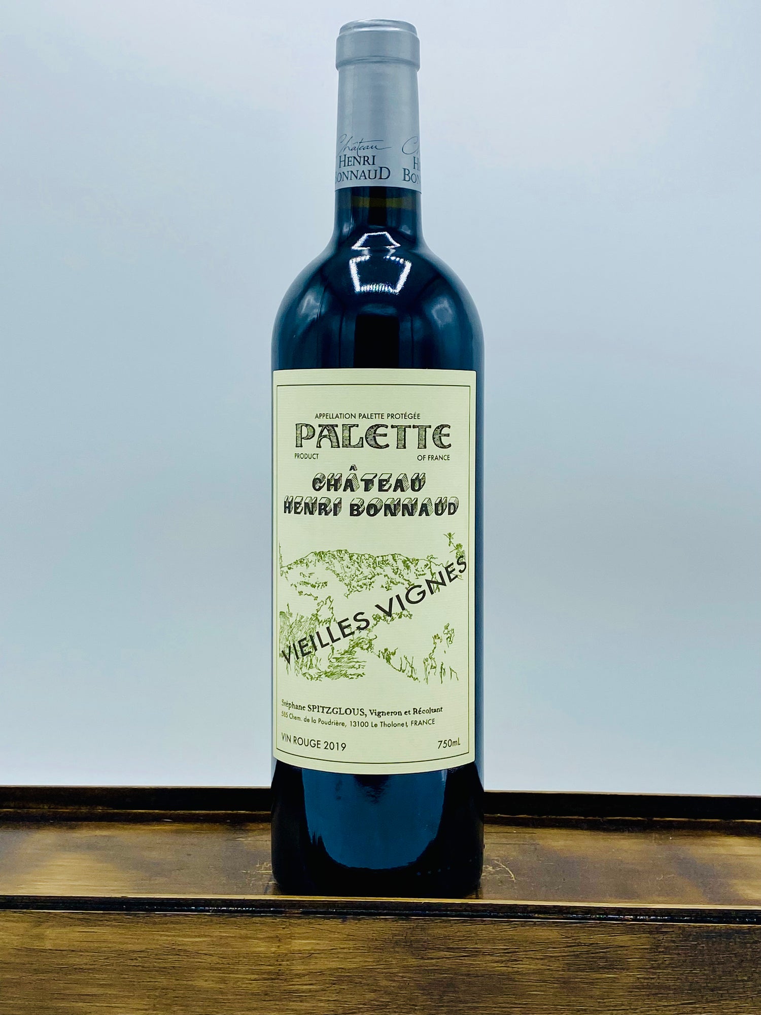 Chateau Henri Bonnaud 'Vieilles Vignes' Palette Rouge, 2019