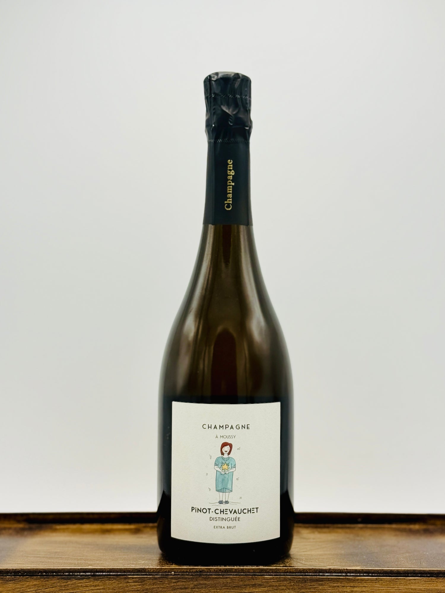 Champagne Pinot-Chevauchet 'Distinguée' Extra Brut Blanc de Blancs 1er Cru Pierry, N/V