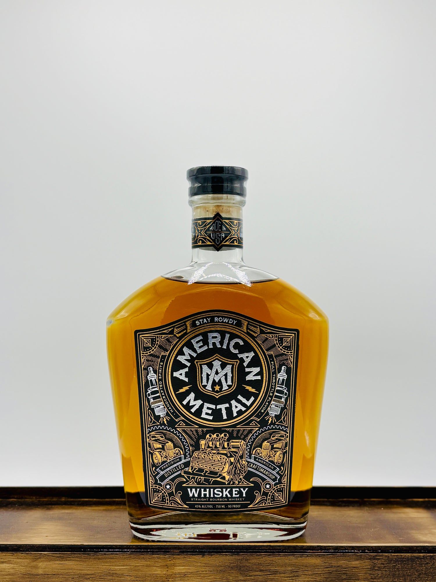 American Metal Straight Bourbon Whiskey