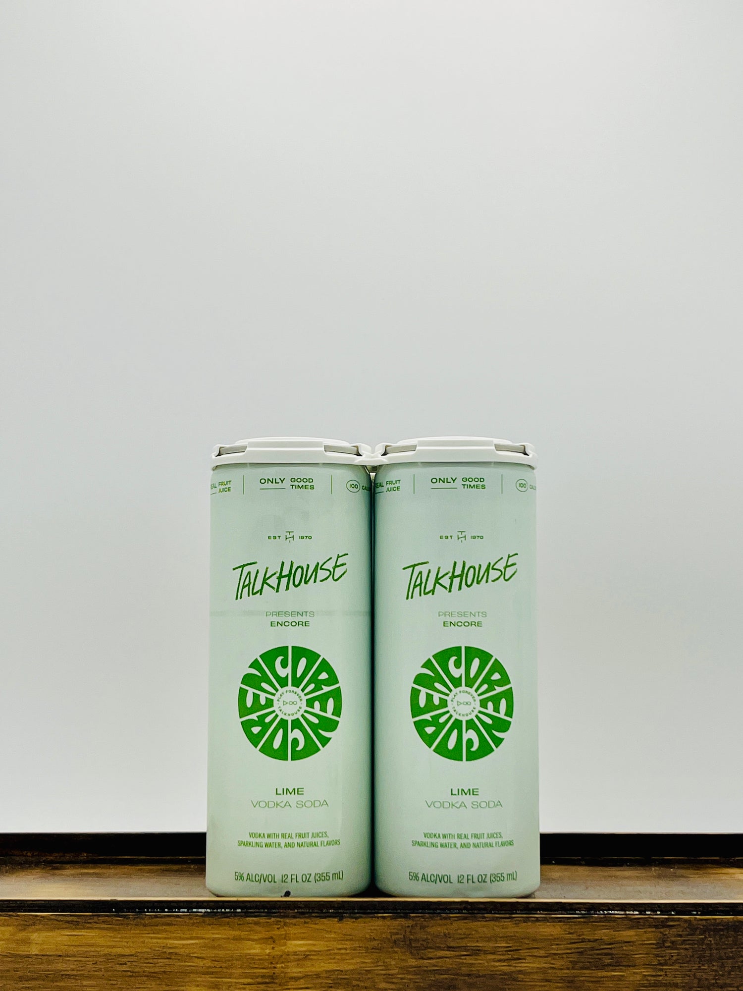 Talkhouse Encore Lime Vodka Soda (4pk)